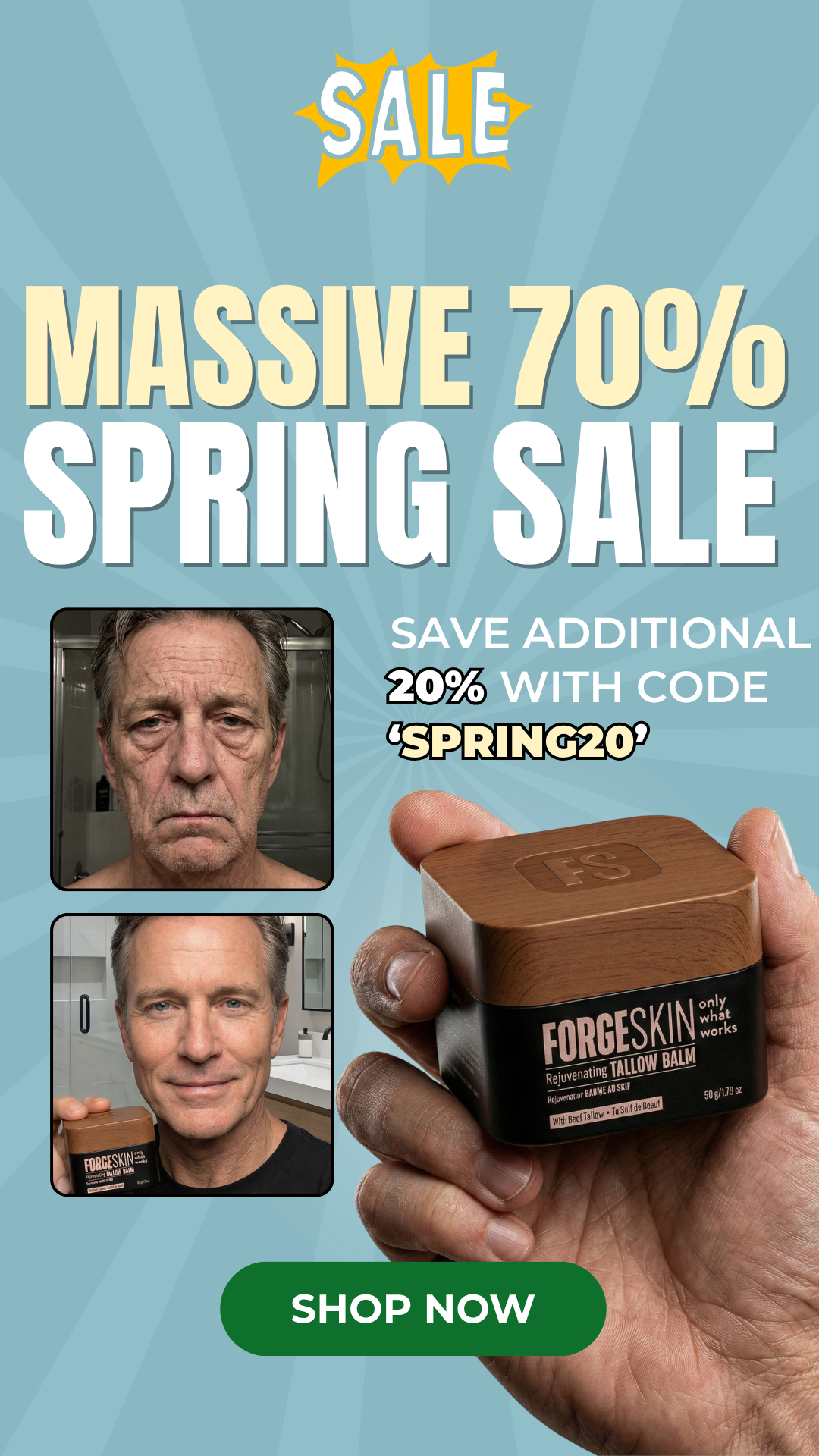 Forge Men Facebook ad