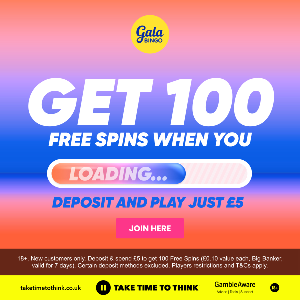 Gala Bingo Facebook ad