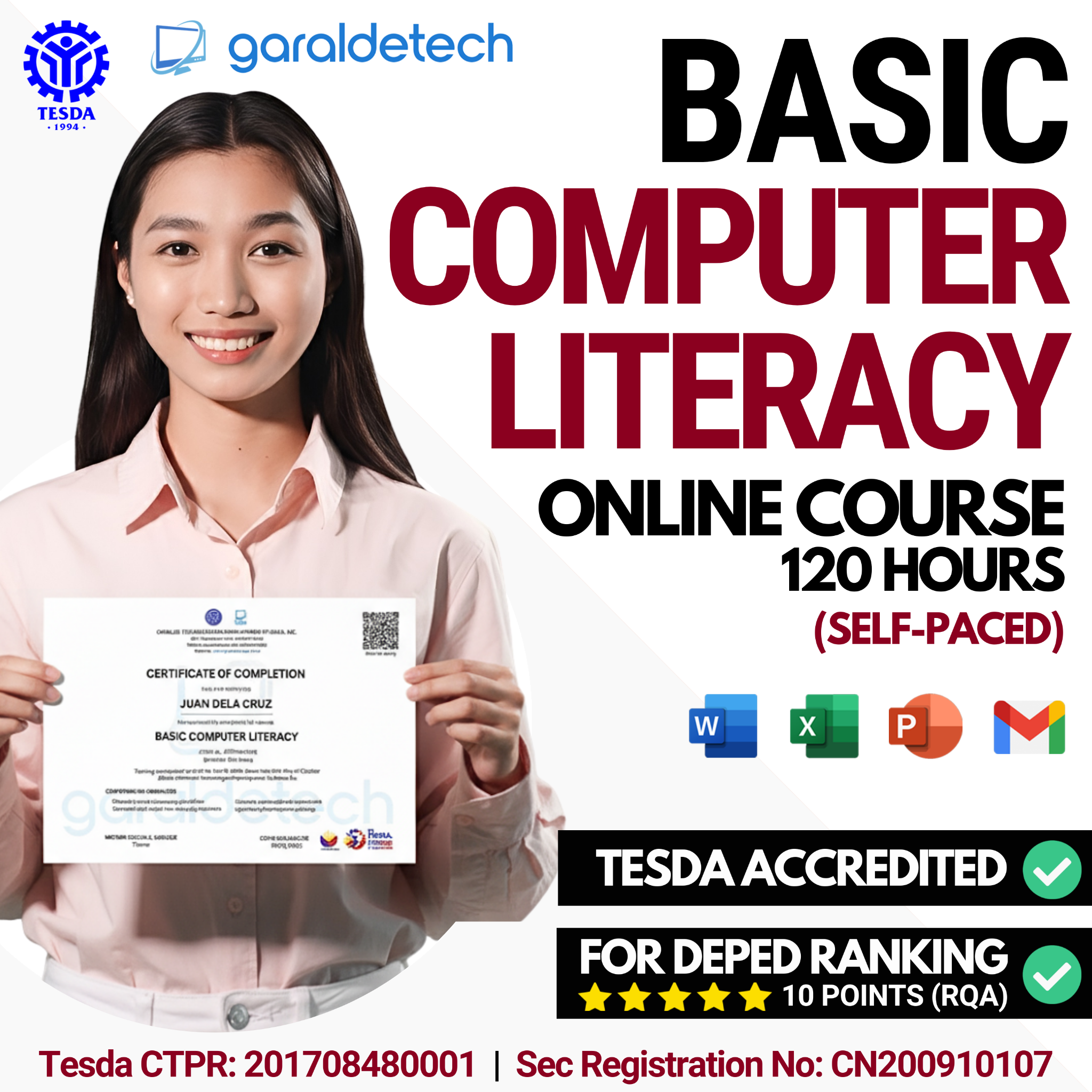 GaraldeTech - TESDA Accredited, Deped Ranking, Promotions Facebook ad