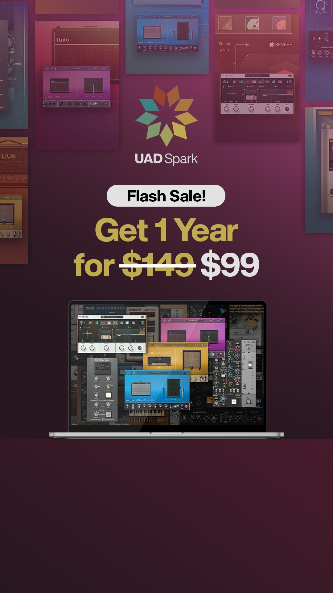 Universal Audio Facebook ad