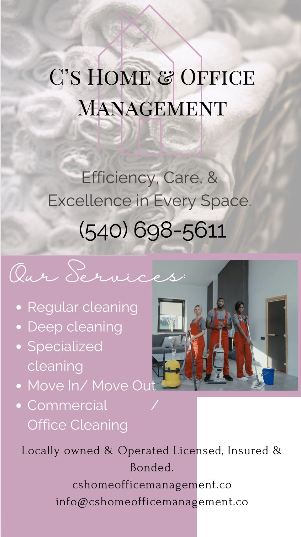 C's Home & Office Management Facebook ad