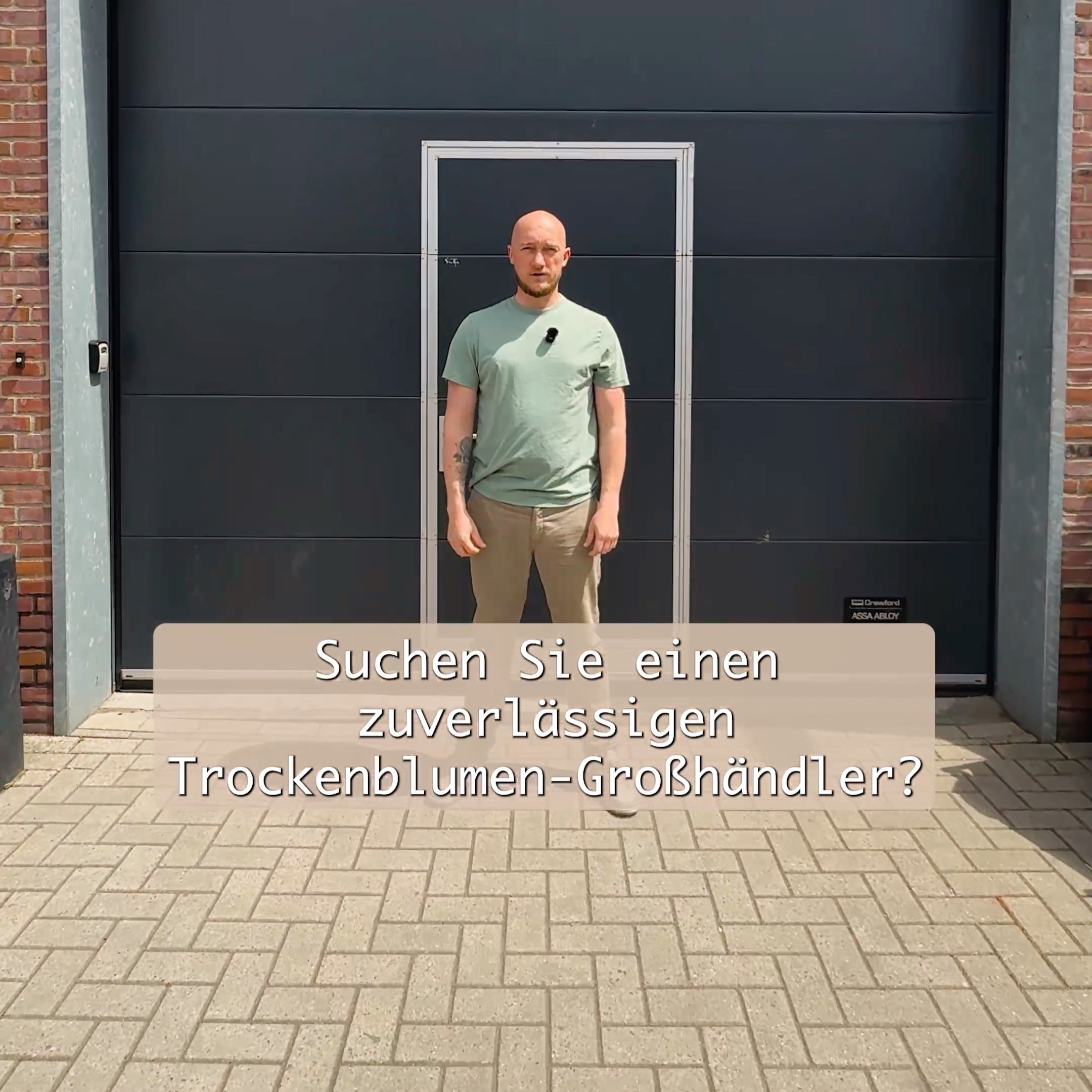 Trockenblumen Deutschland Facebook ad: Darf ich mich vorstellen?
