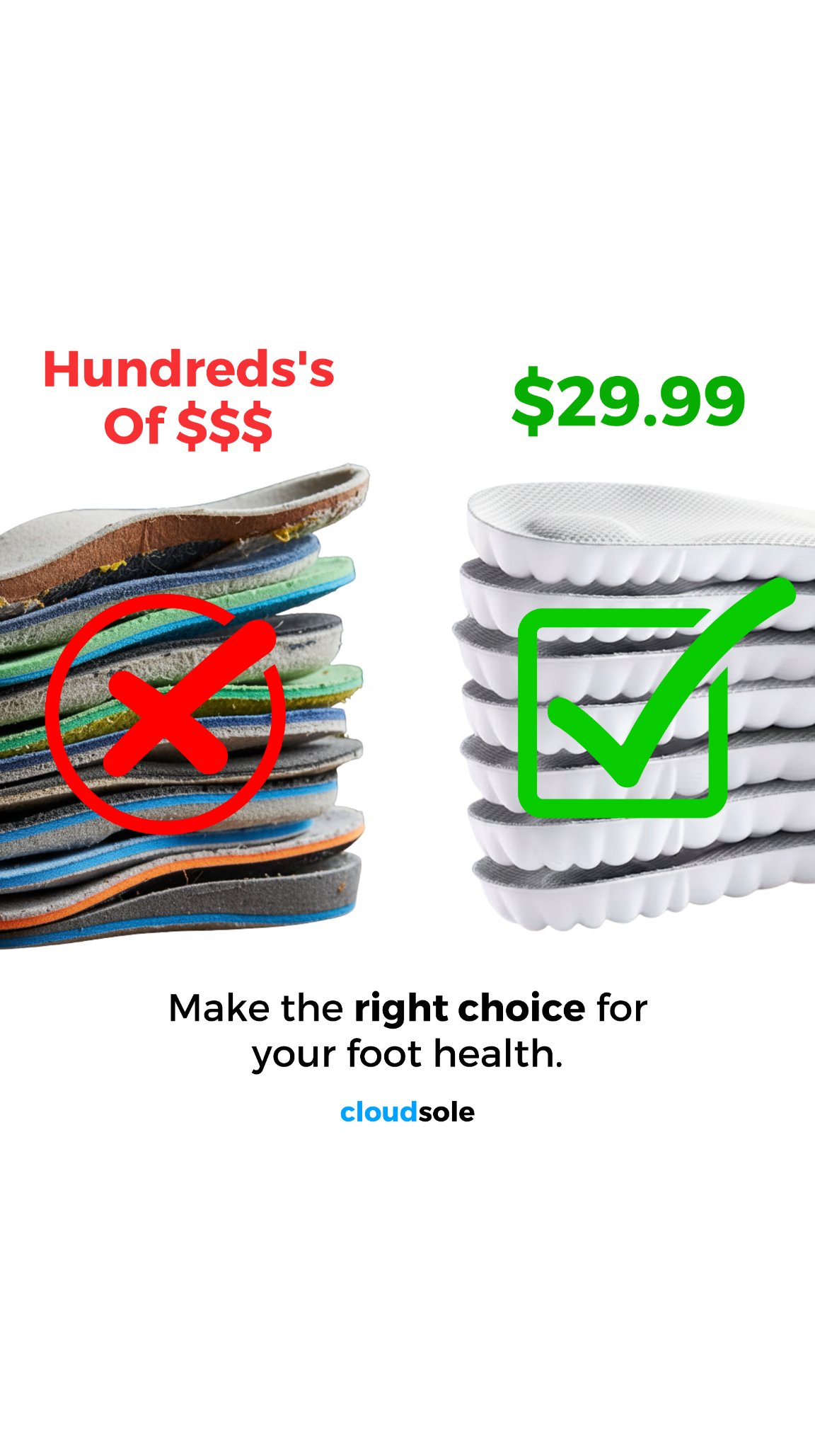 CloudSole Facebook ad