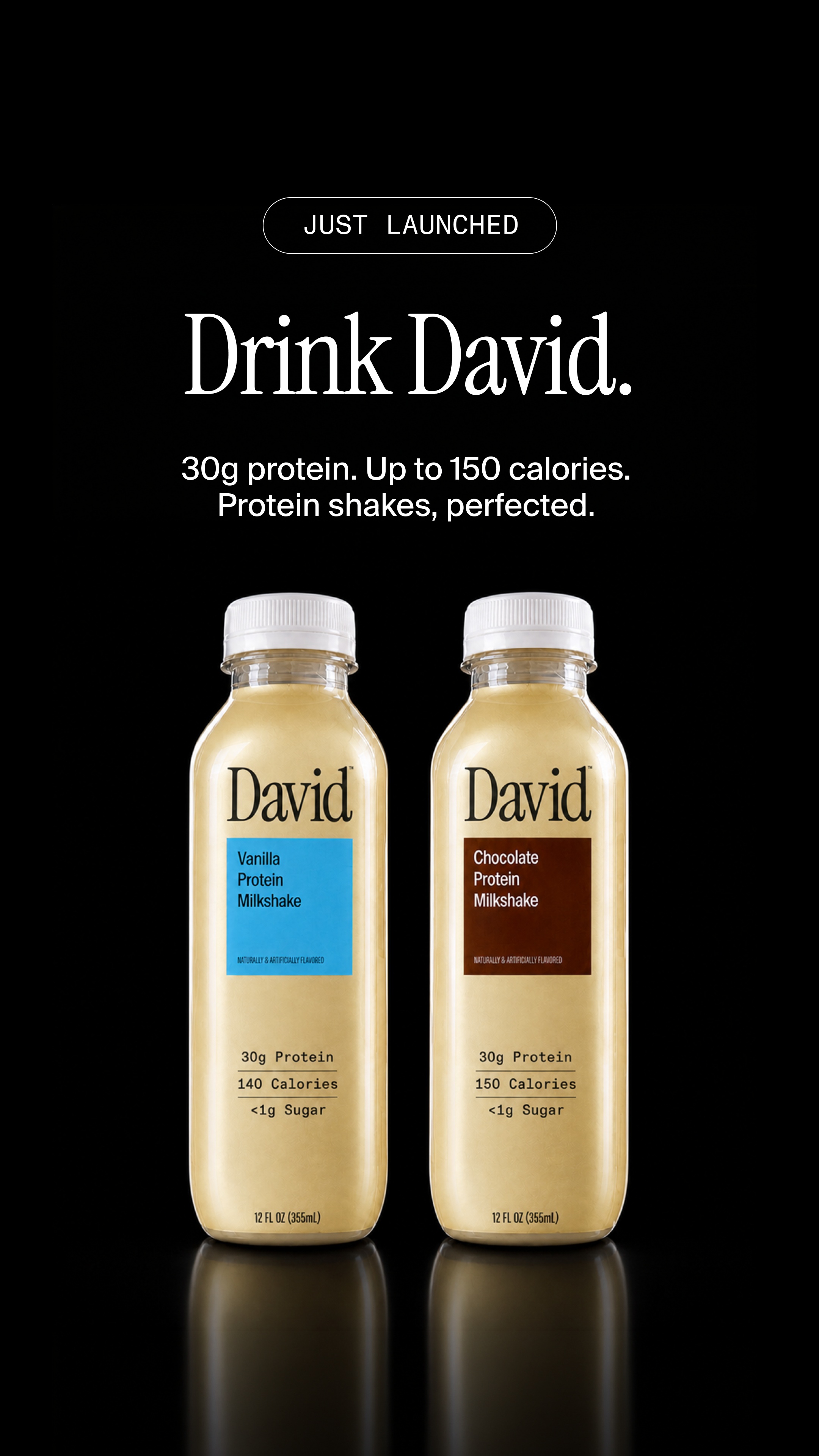 David Protein Facebook ad