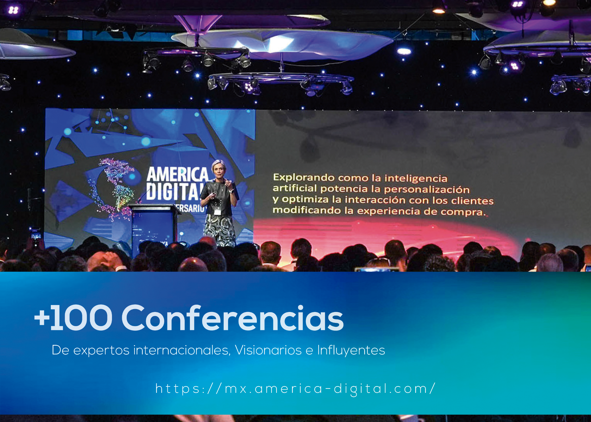 Congreso Tecnología y Negocios America Digital Facebook ad: Aplica el código MX40ADS y ahorra un 40% en tus tickets…