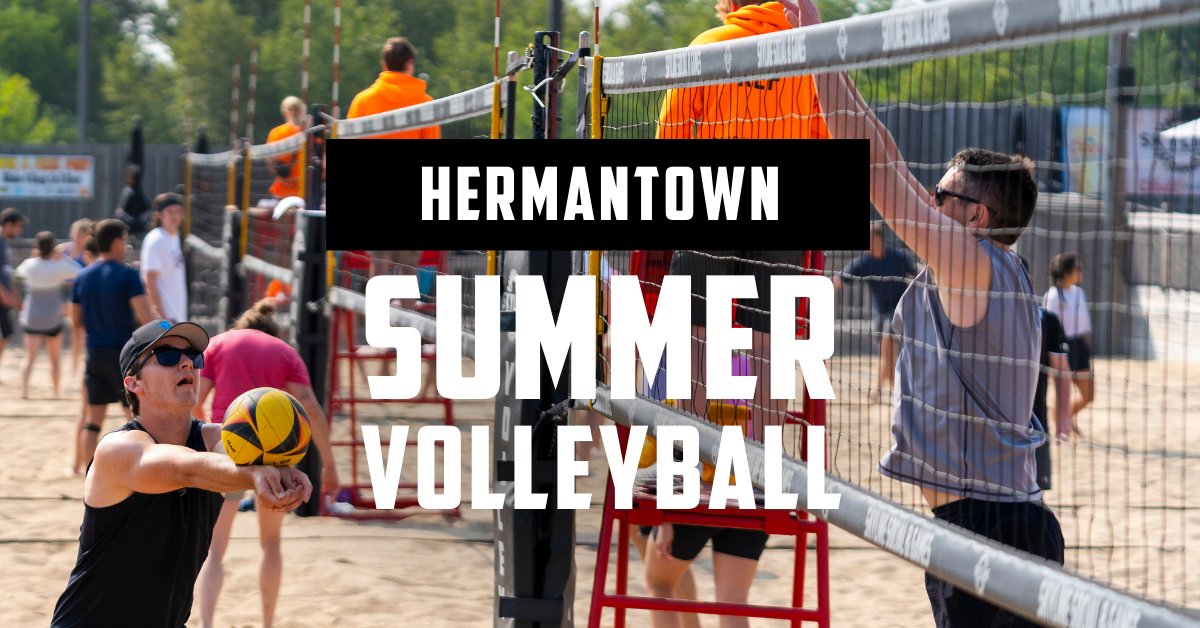 Skyline Social and Games Facebook ad: Summer Volleyball Leagues