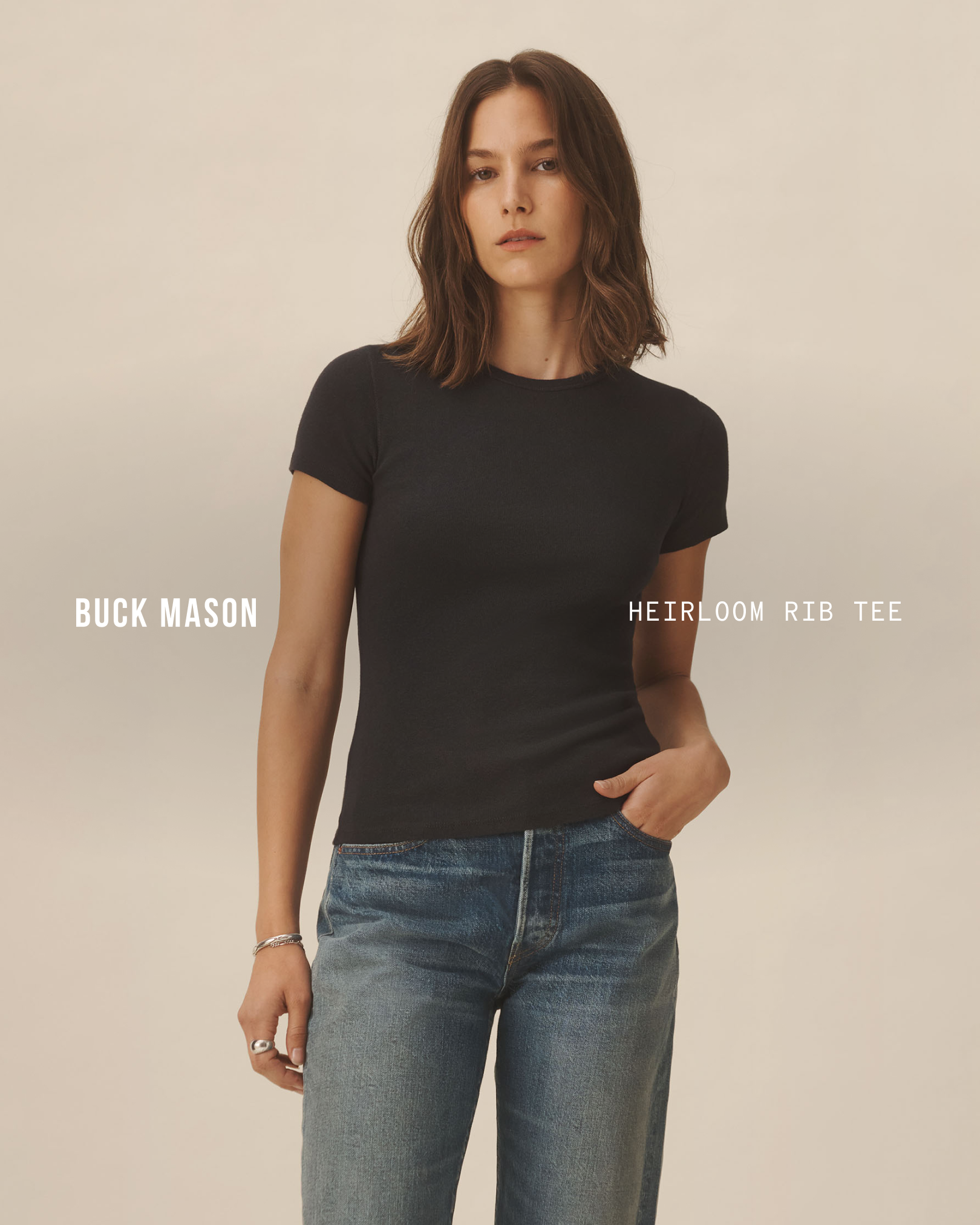 Buck Mason Women's Facebook ad