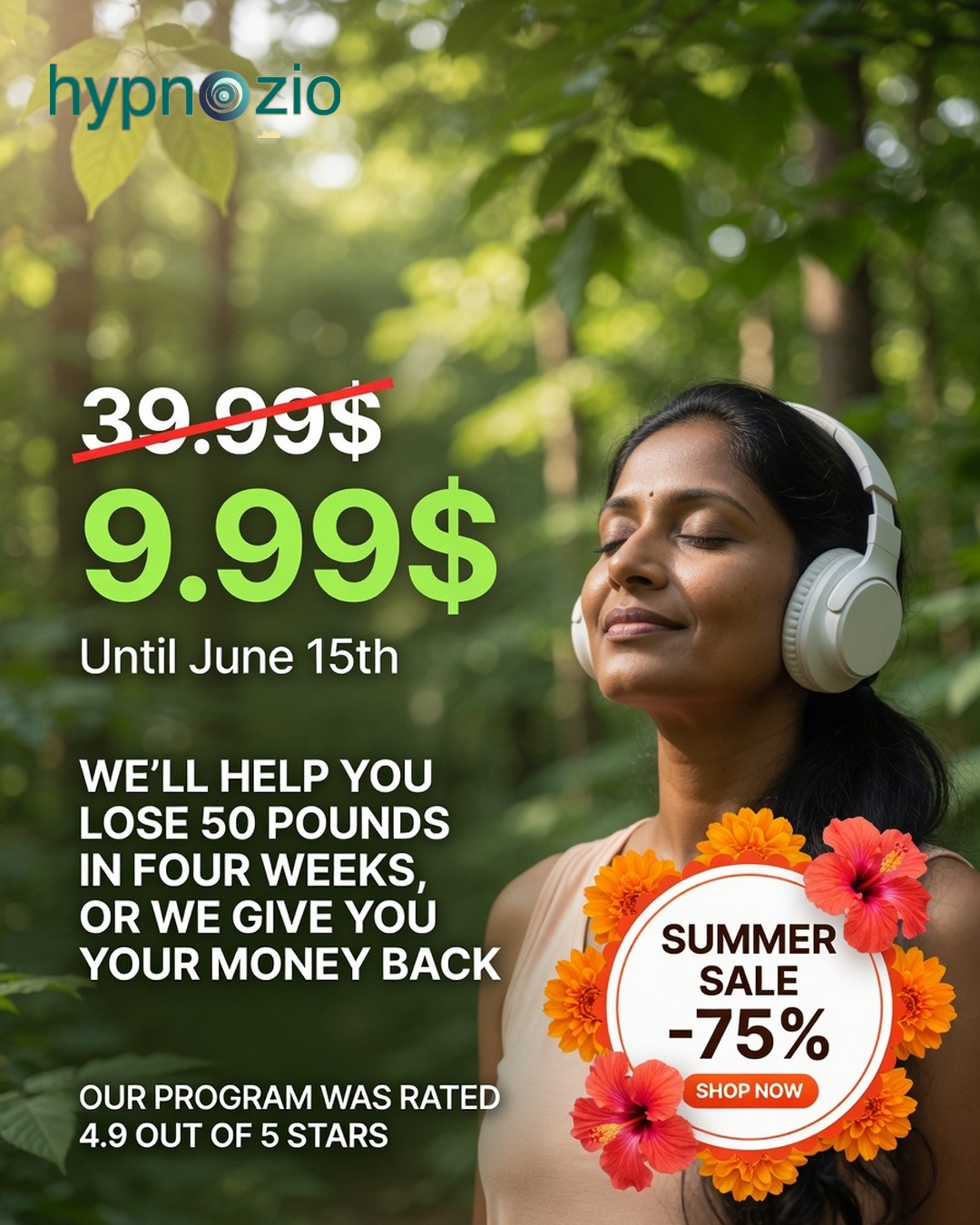 Hypnozio: power of hypnotherapy Facebook ad