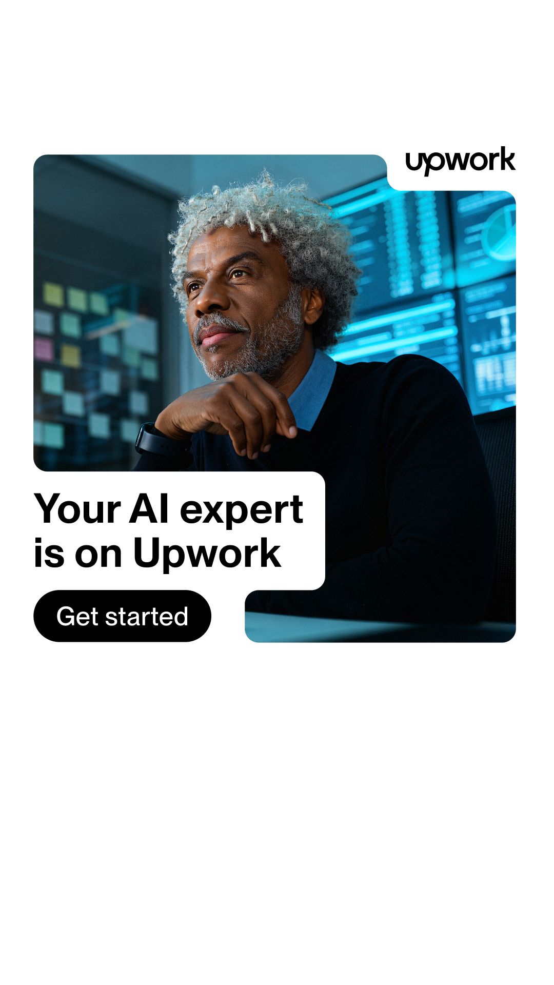 Upwork Facebook ad