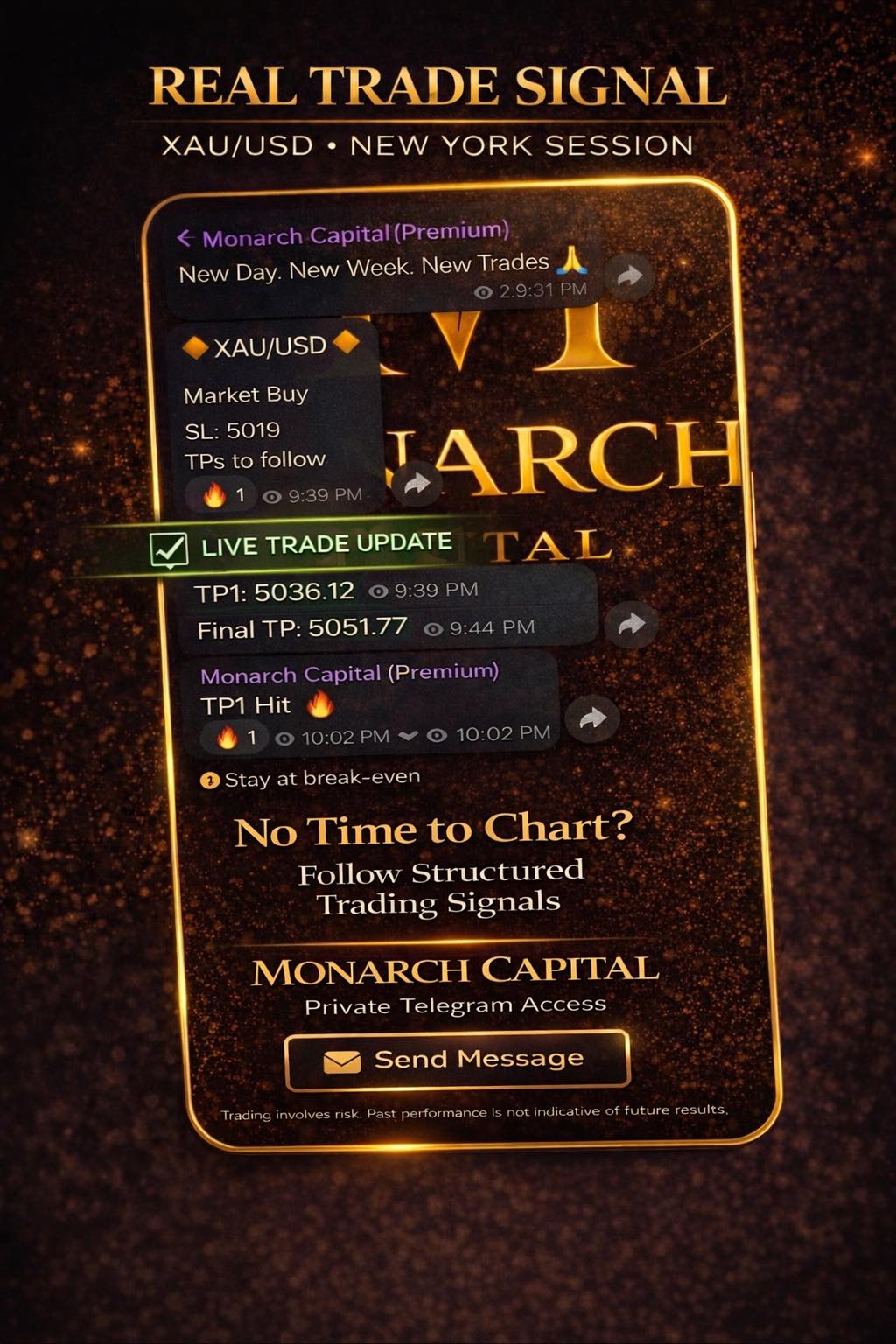 Monarch Capital Facebook ad: No time to analyze charts?