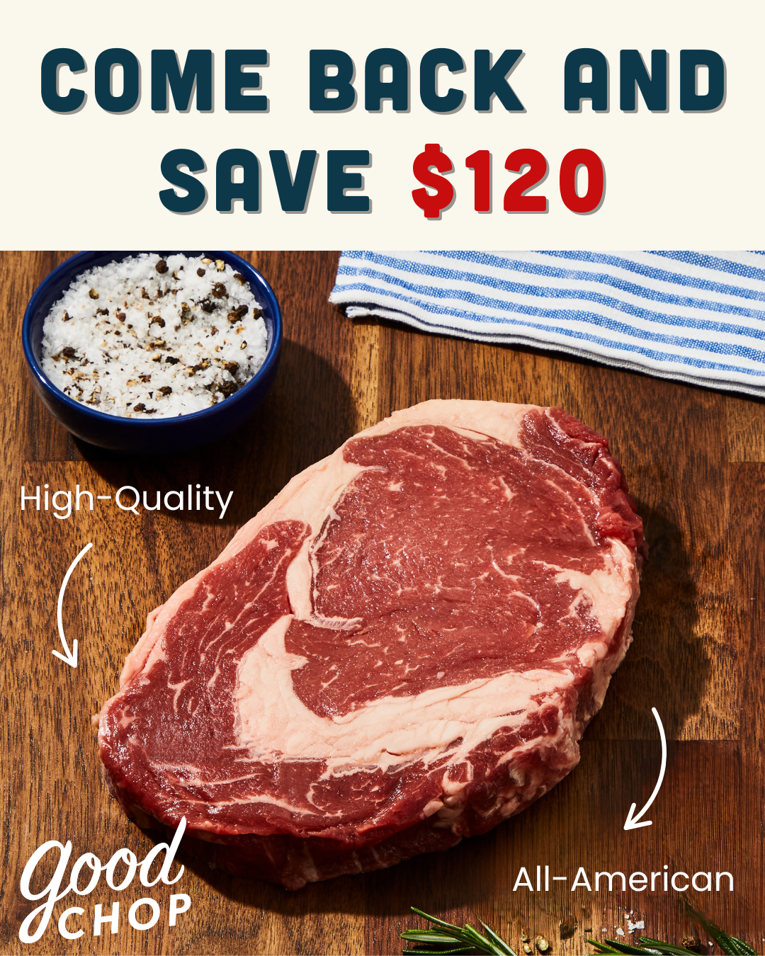 GoodChop Facebook ad
