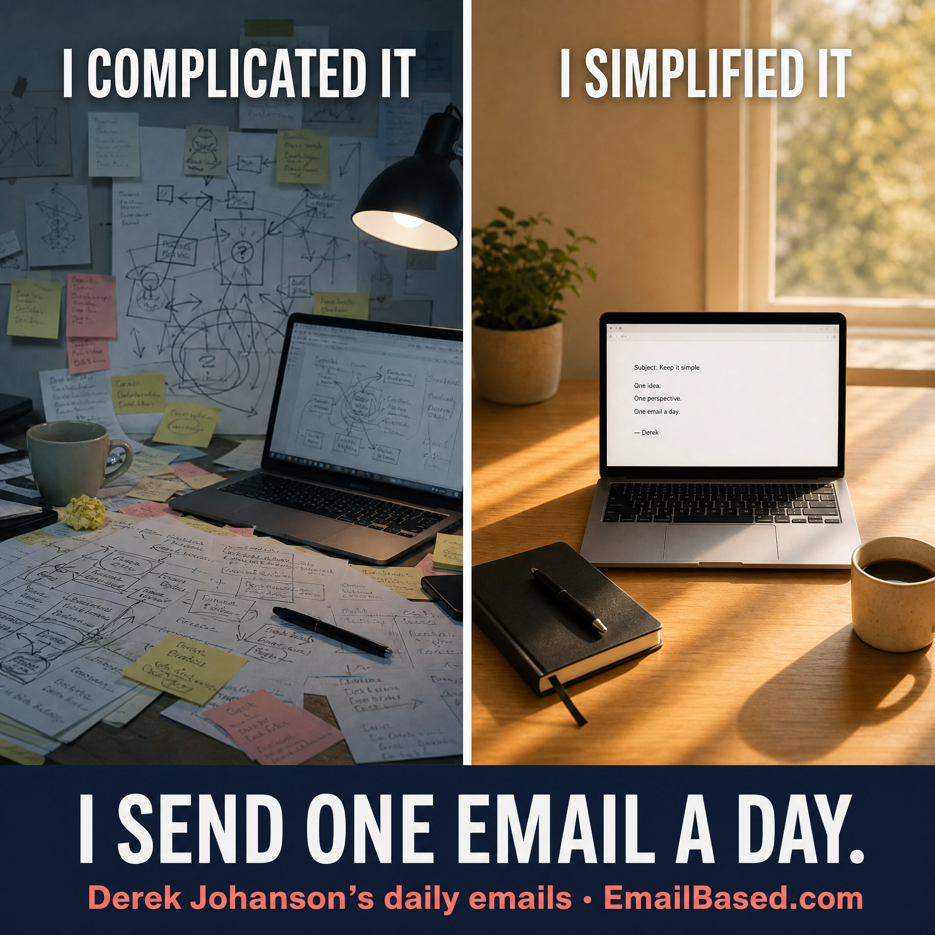 CopyHour Facebook ad: Build an email list