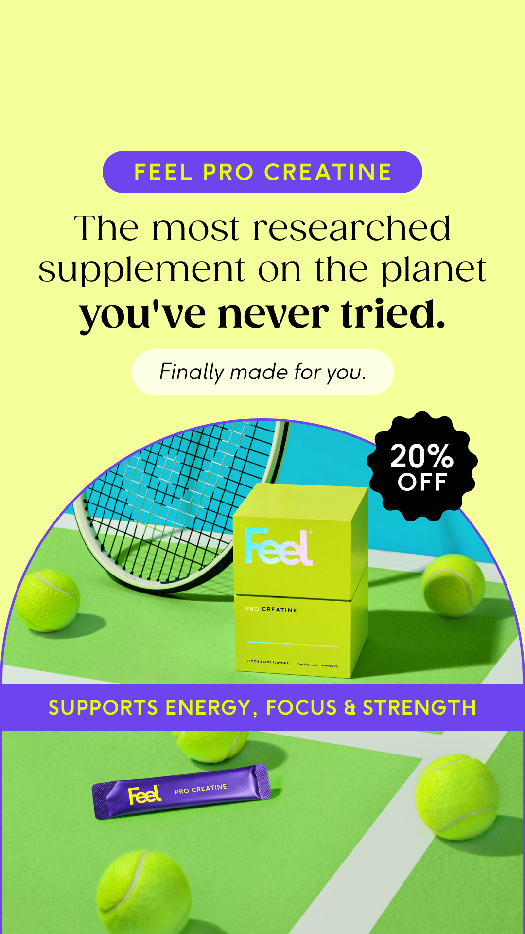 Feel Facebook ad