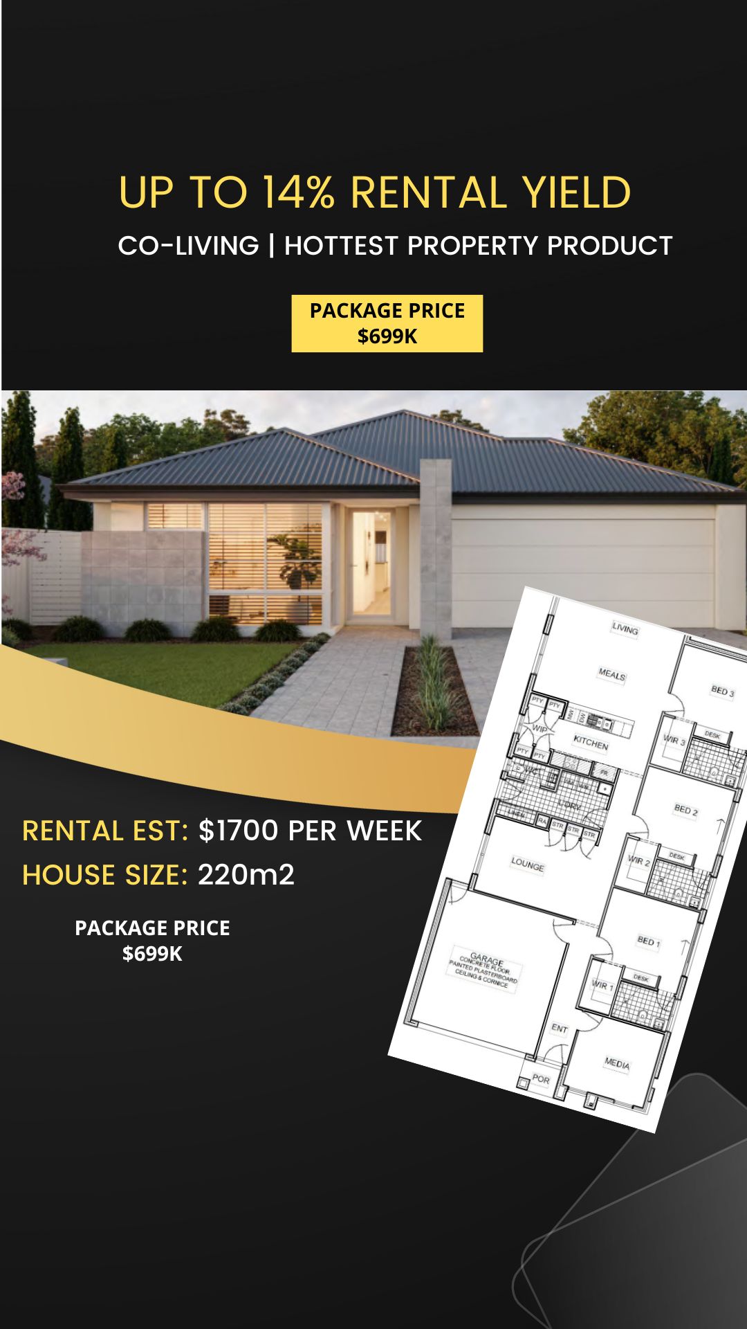 House Land Co Facebook ad from May 17, 2026