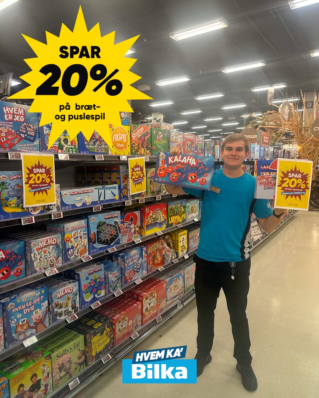 Bilka Facebook ad: Se mere i avisen