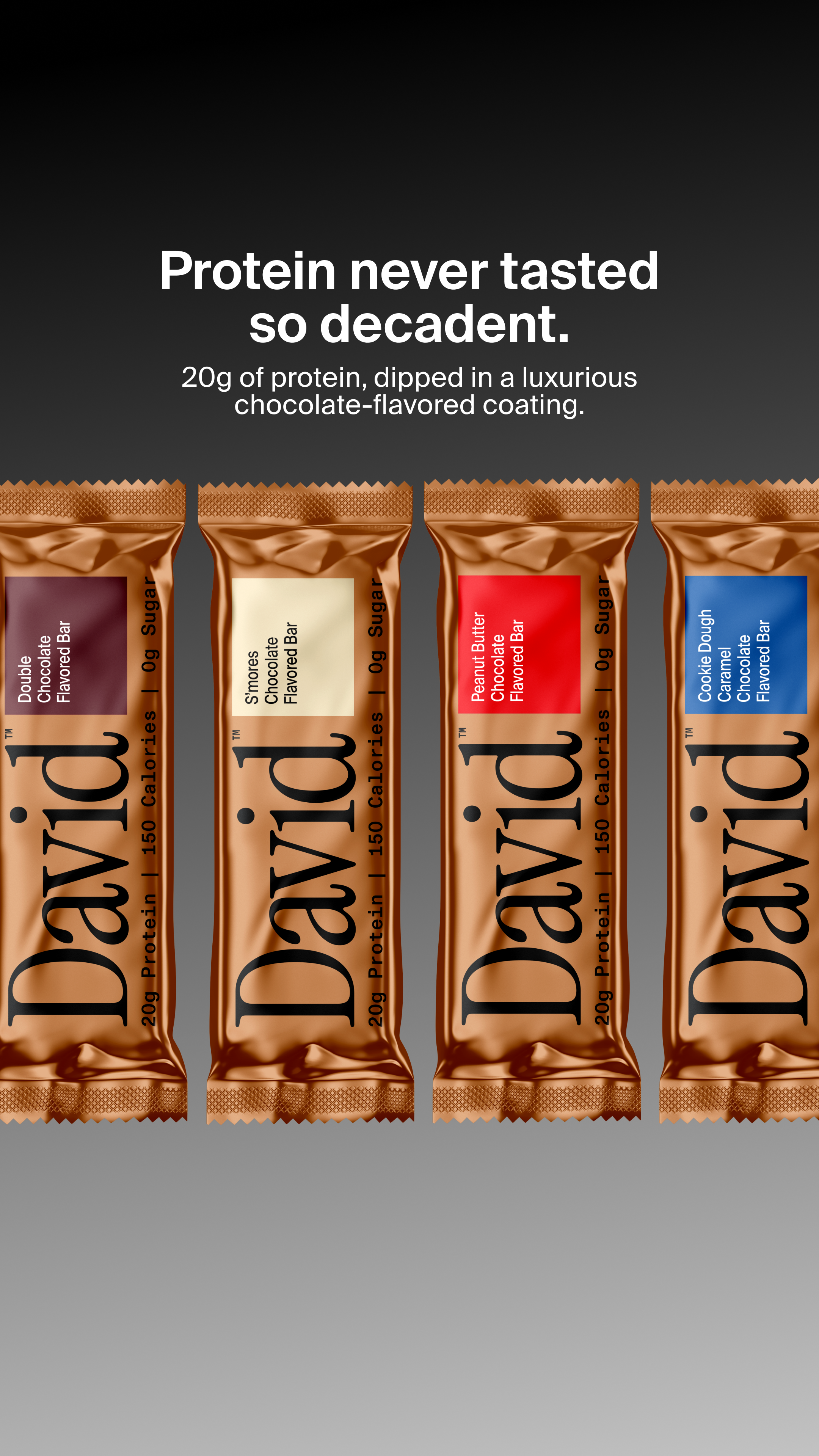 David Protein Facebook ad