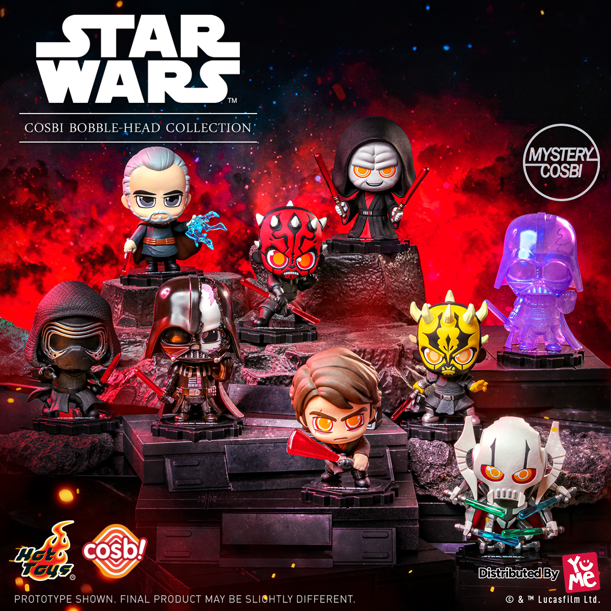 YuMe Toys Facebook ad: Complete the Sith shelf!