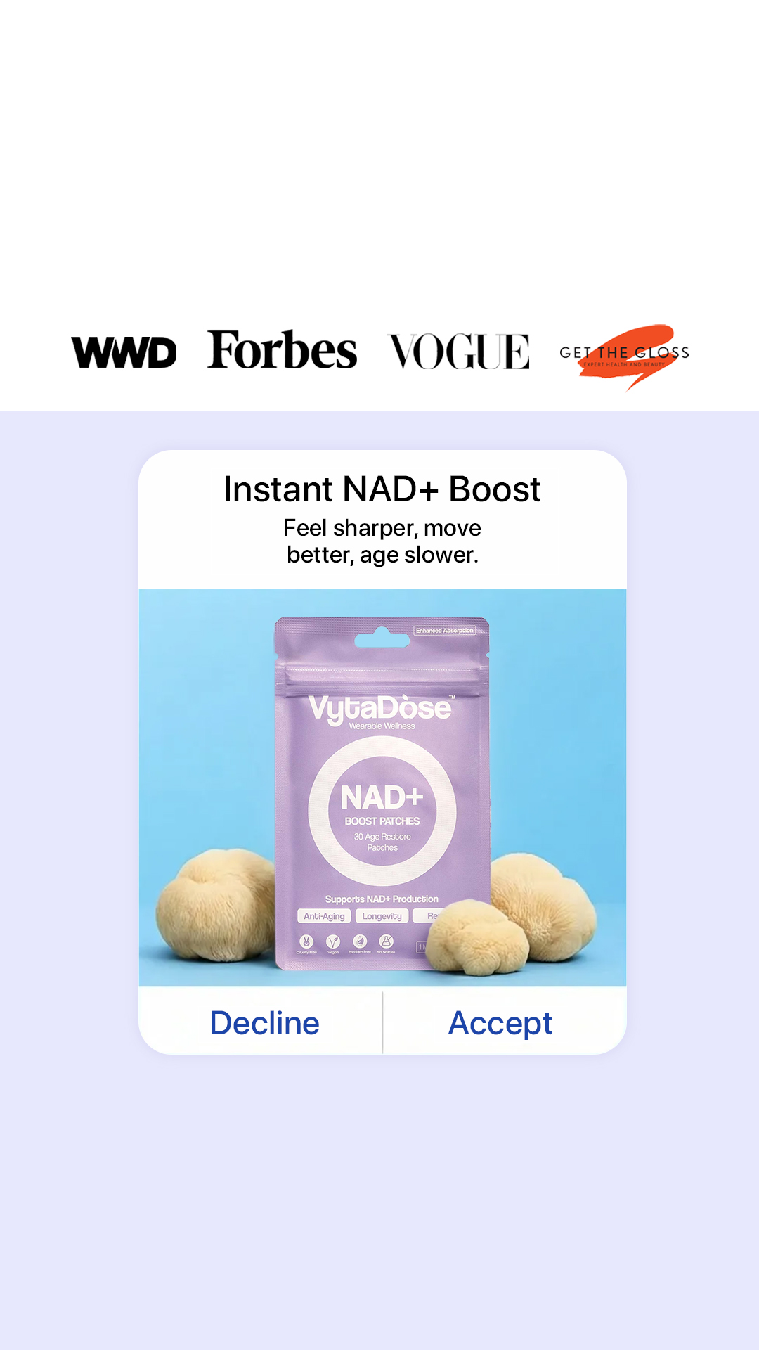 VytaDose Facebook ad