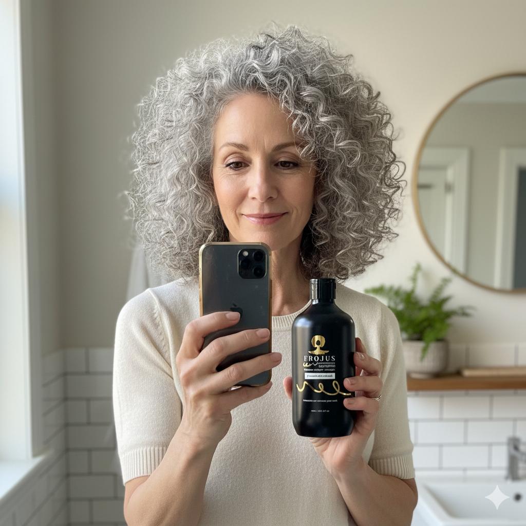 Frojus - Curly Hair Products Facebook ad: Your best curls start here.
