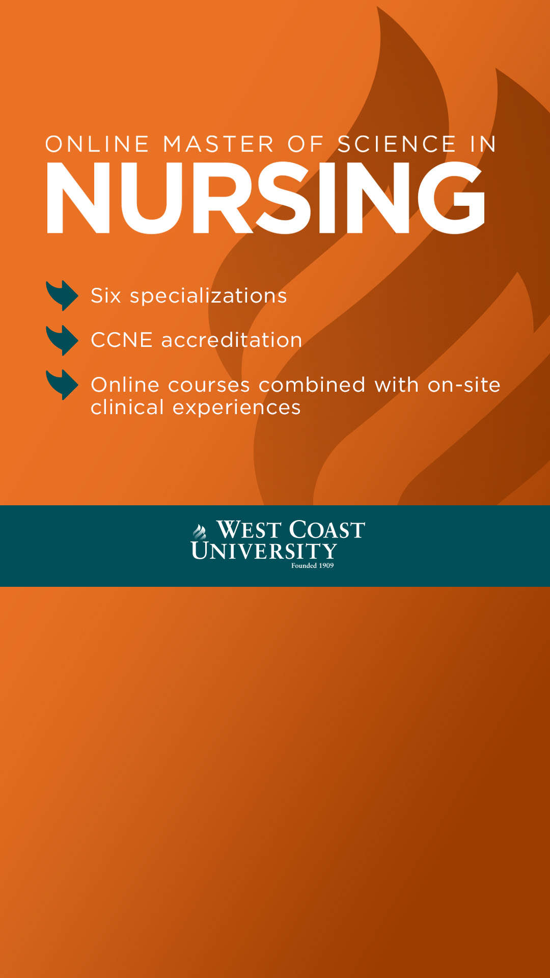 West Coast University Facebook ad
