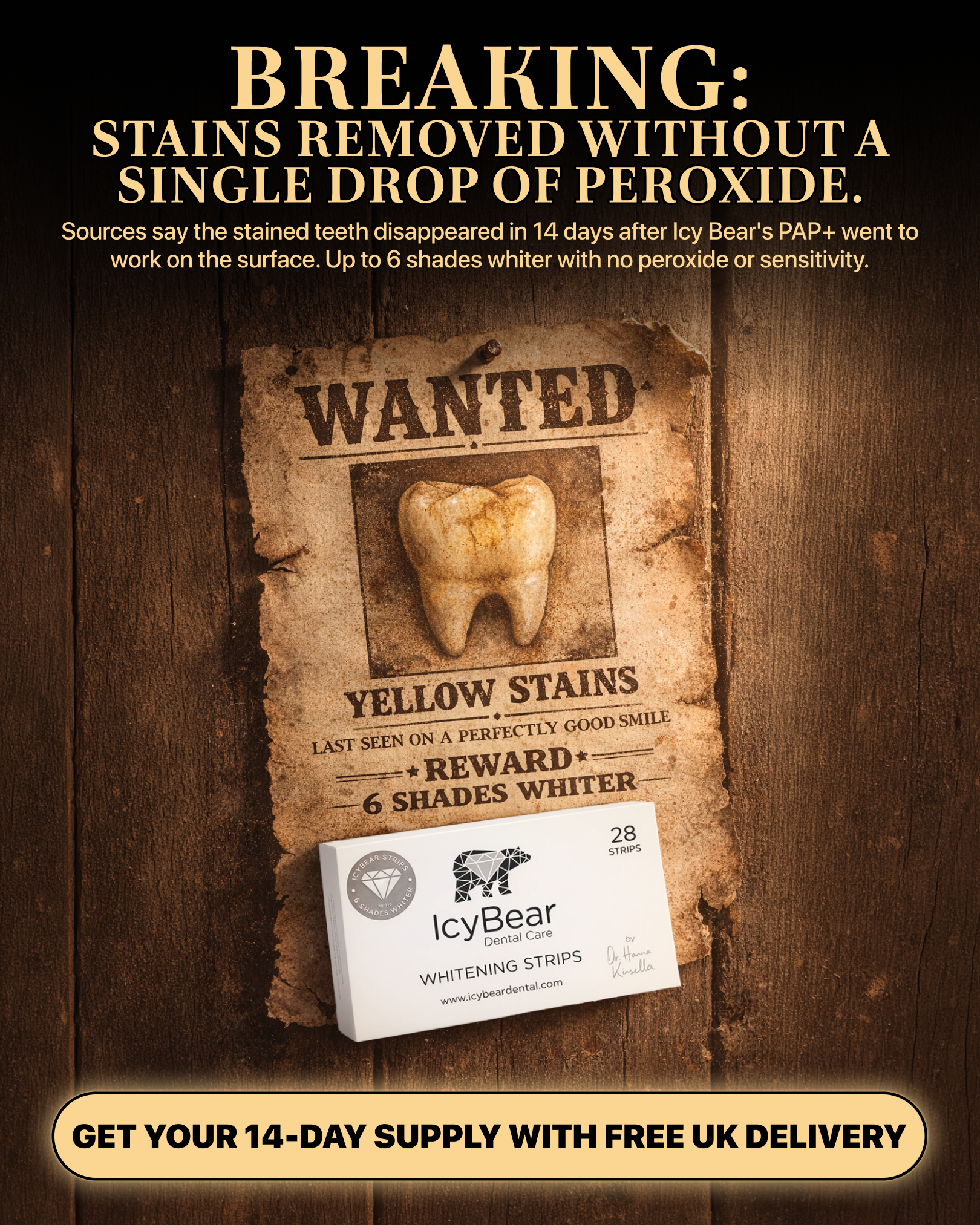 Icy Bear Dental Facebook ad