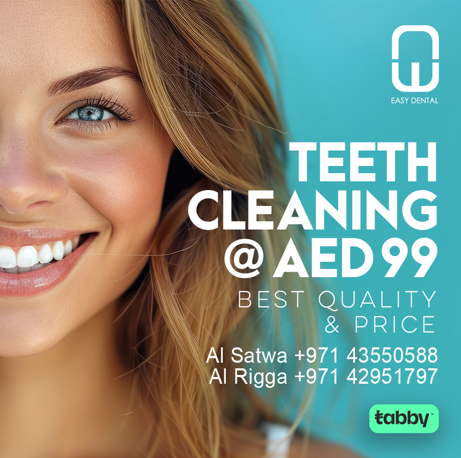Easy Dental Dubai Facebook ad: Teeth Cleaning