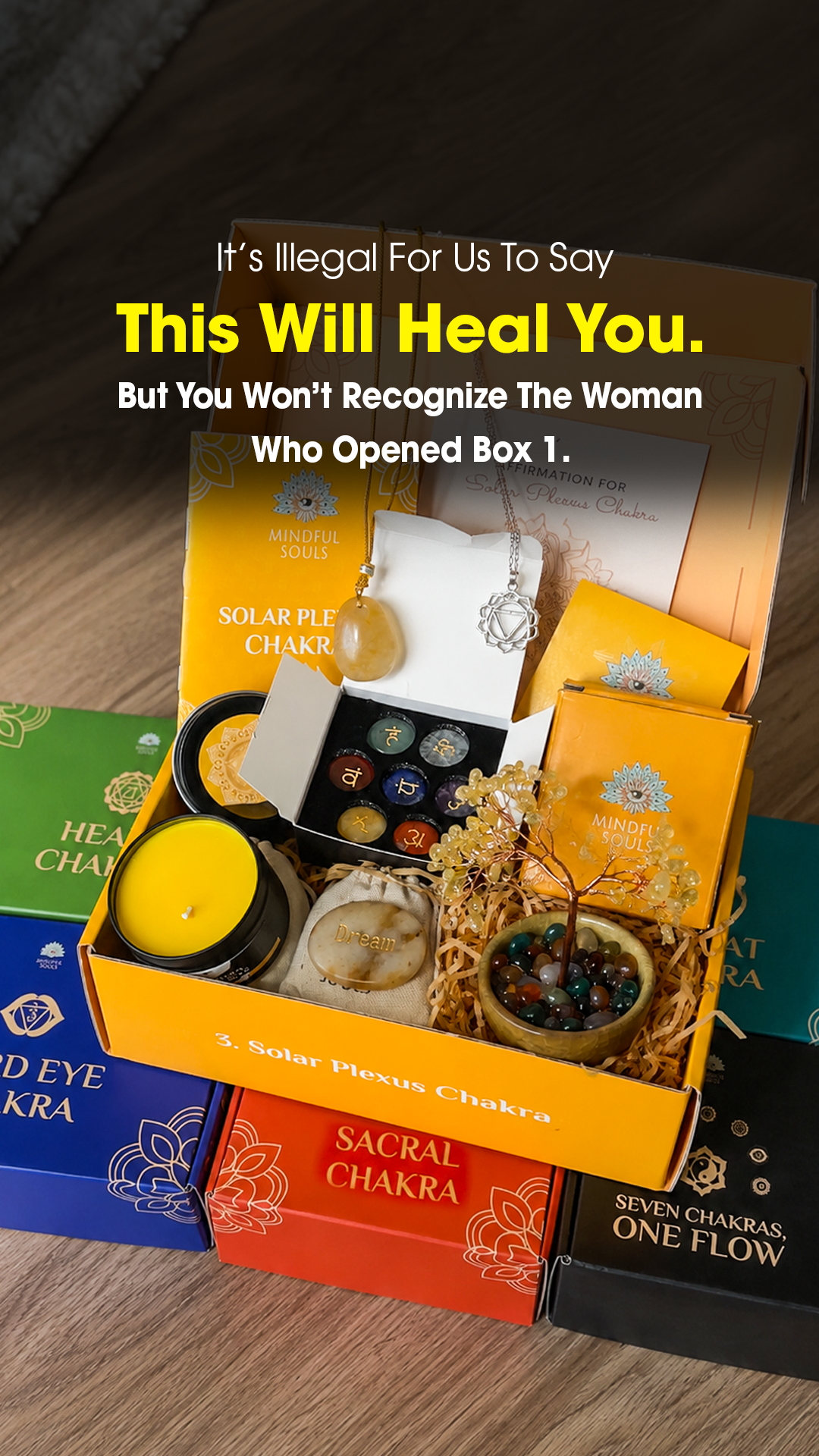 Chakra Healing Box Facebook ad
