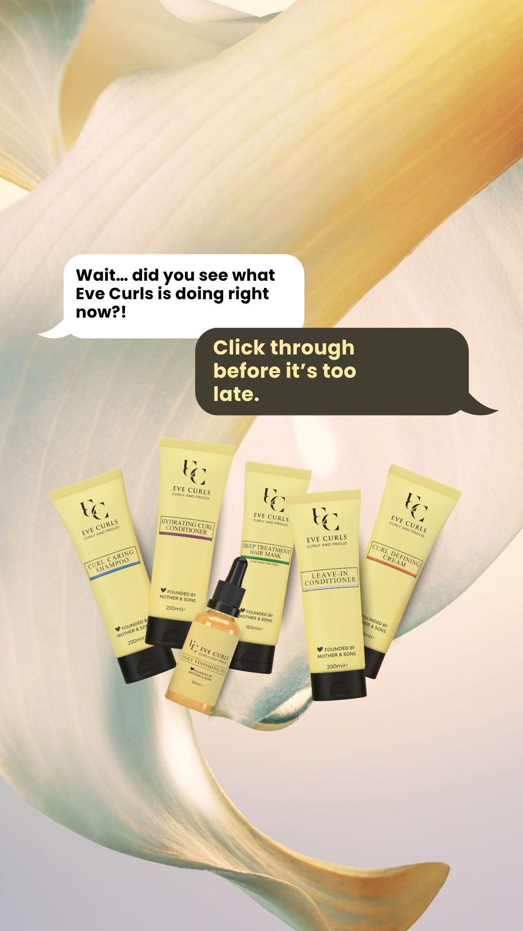 Eve Curls Facebook ad