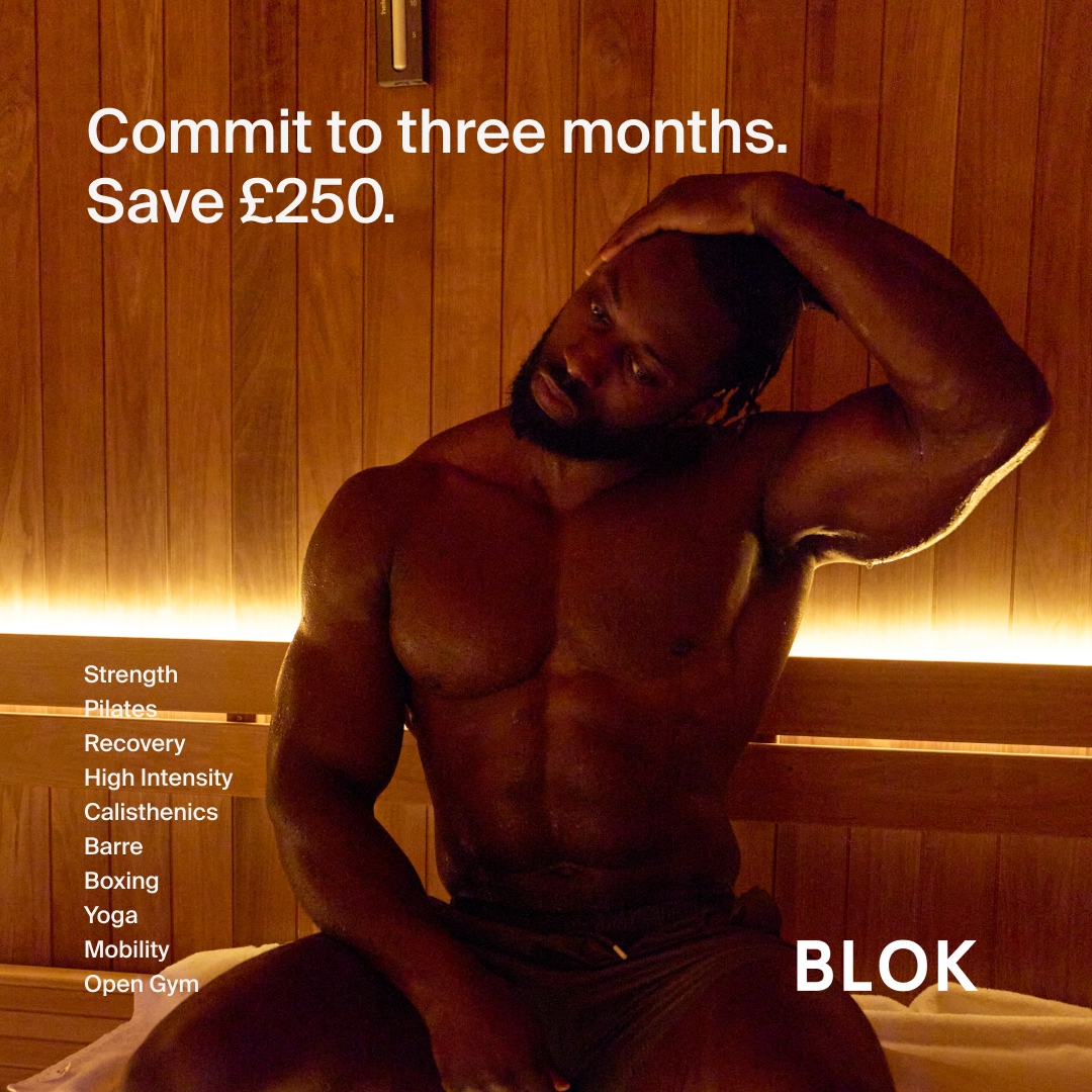 BLOK Facebook ad: Three months. Save up to £250
