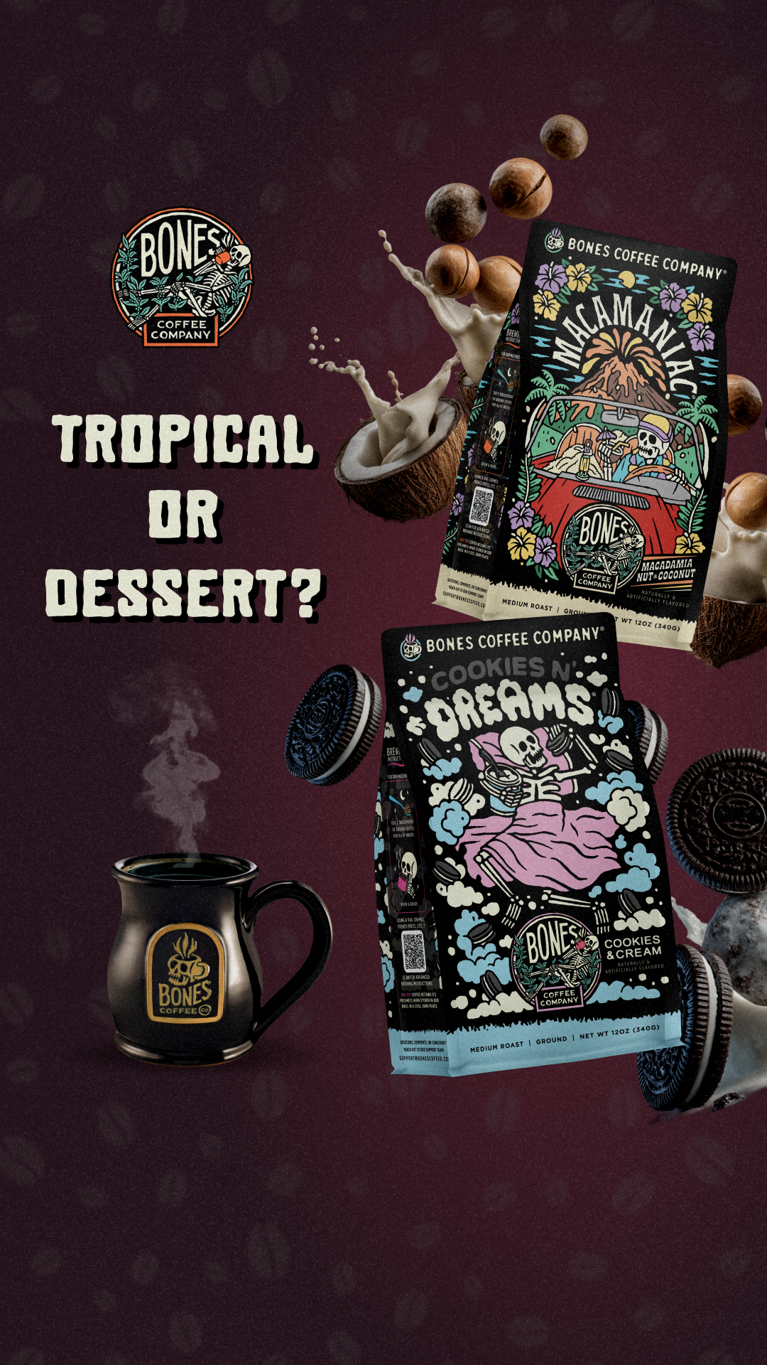 Bones Coffee Company Facebook ad