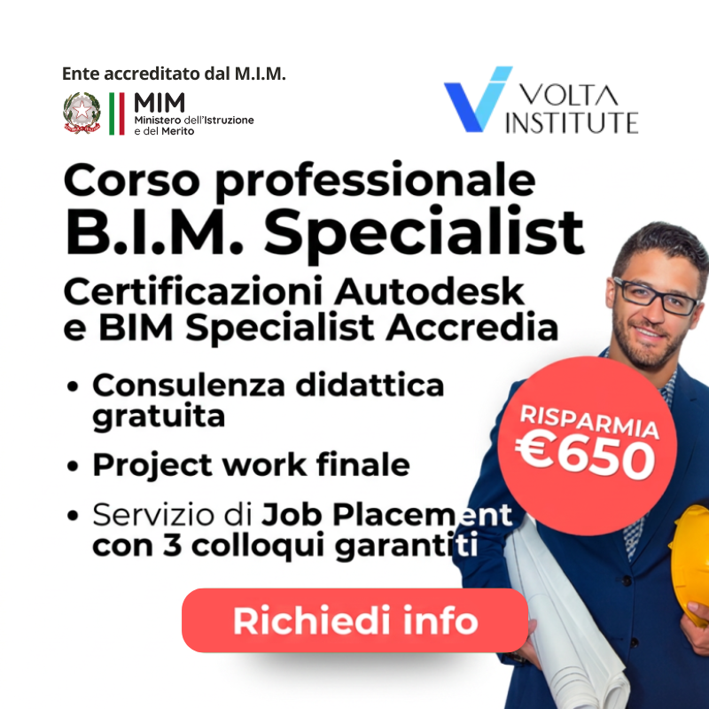 Volta Institute - Formazione Professionale Facebook ad: Scopri il Corso per BIM Specialist