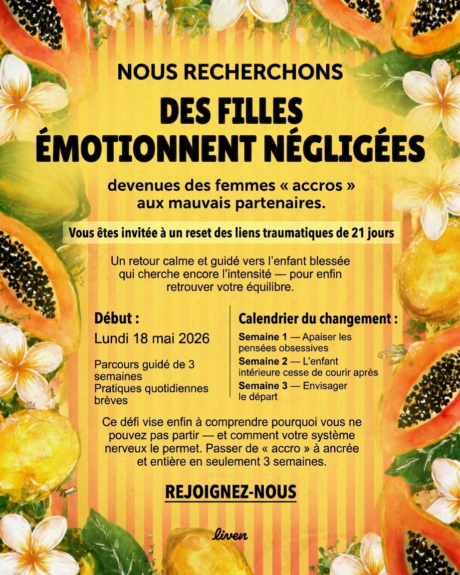 Liven: Communauté d'Éveil de Soi Facebook ad: Test de traumatisme de l'enfance