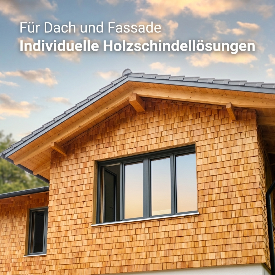 Bayerwald Holzschindeln Facebook ad: Für Dach und Fassade
