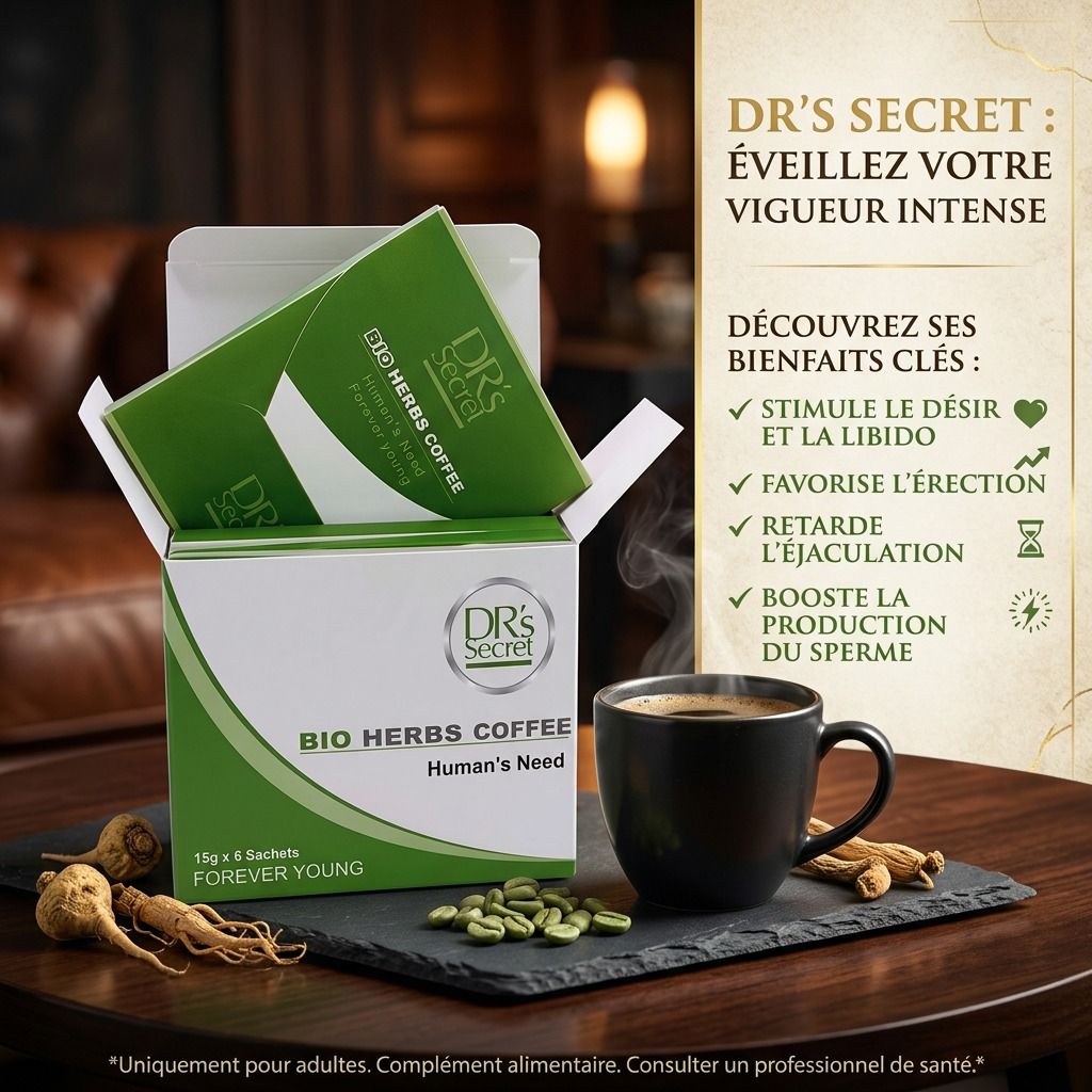 Natura Service Facebook ad: BIO HERB CAFÉ, Puissance & Vitalité 100 %…