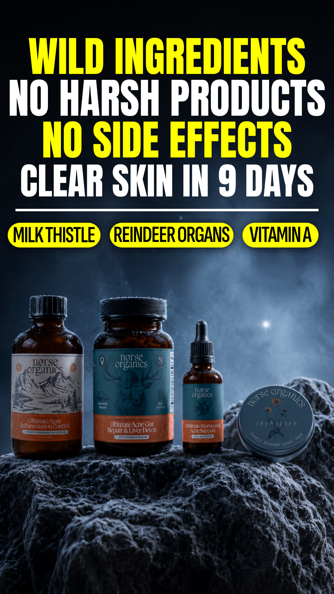 Norse Organics Facebook ad