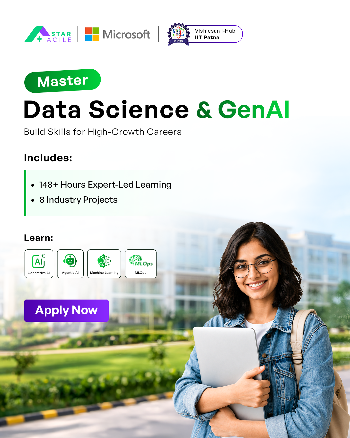 StarAgile Facebook ad: Master Data Science & GenAI