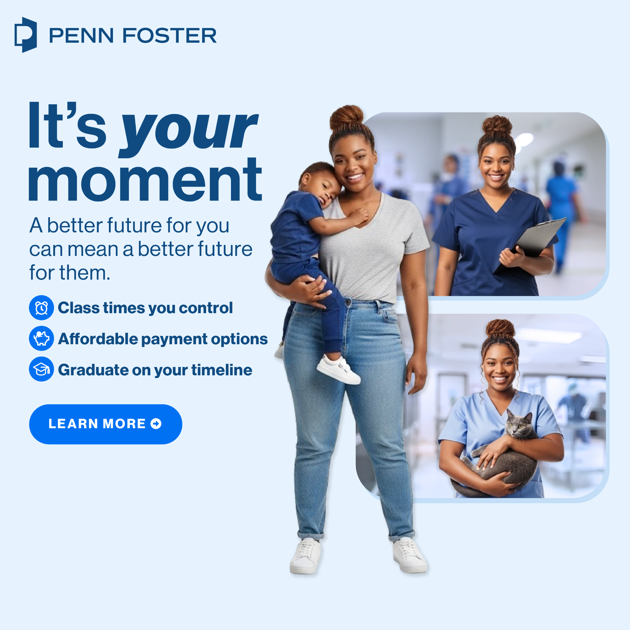 Penn Foster Facebook ad