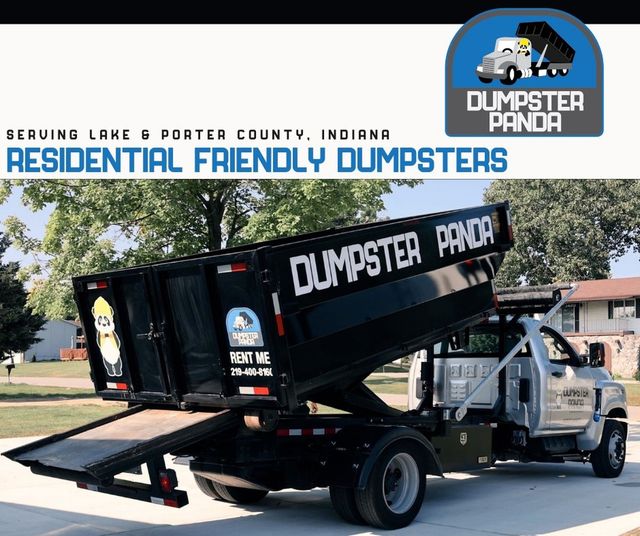 Dumpster Panda Facebook ad: We provide residential friendly dumpsters to homeowners…