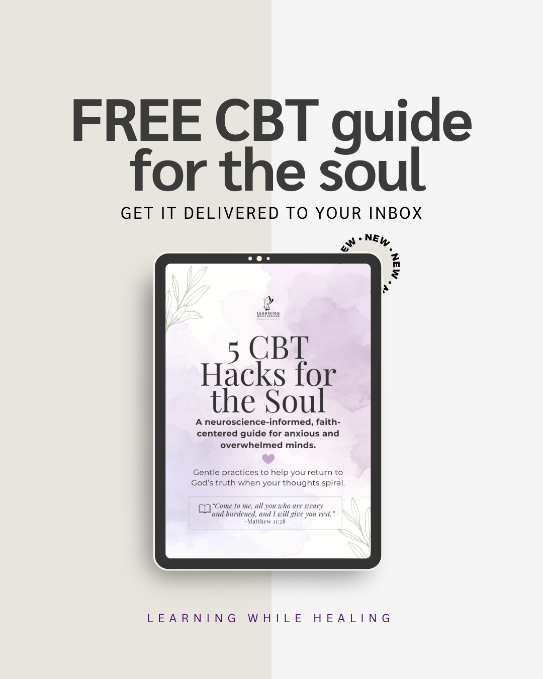 Learning While Healing Facebook ad from Feb 21, 2026