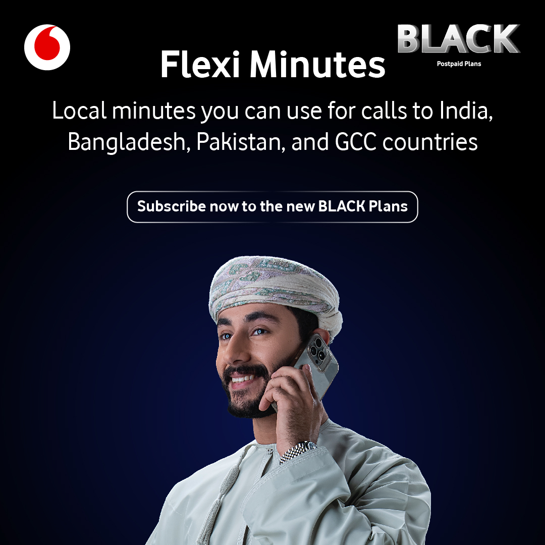 Vodafone Oman Facebook ad