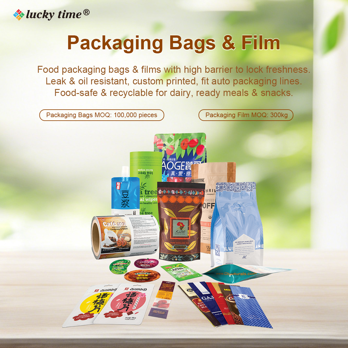 Suzhou Lucky Time Pack Material Co., Ltd. Facebook ad: Packaging Bags & Film