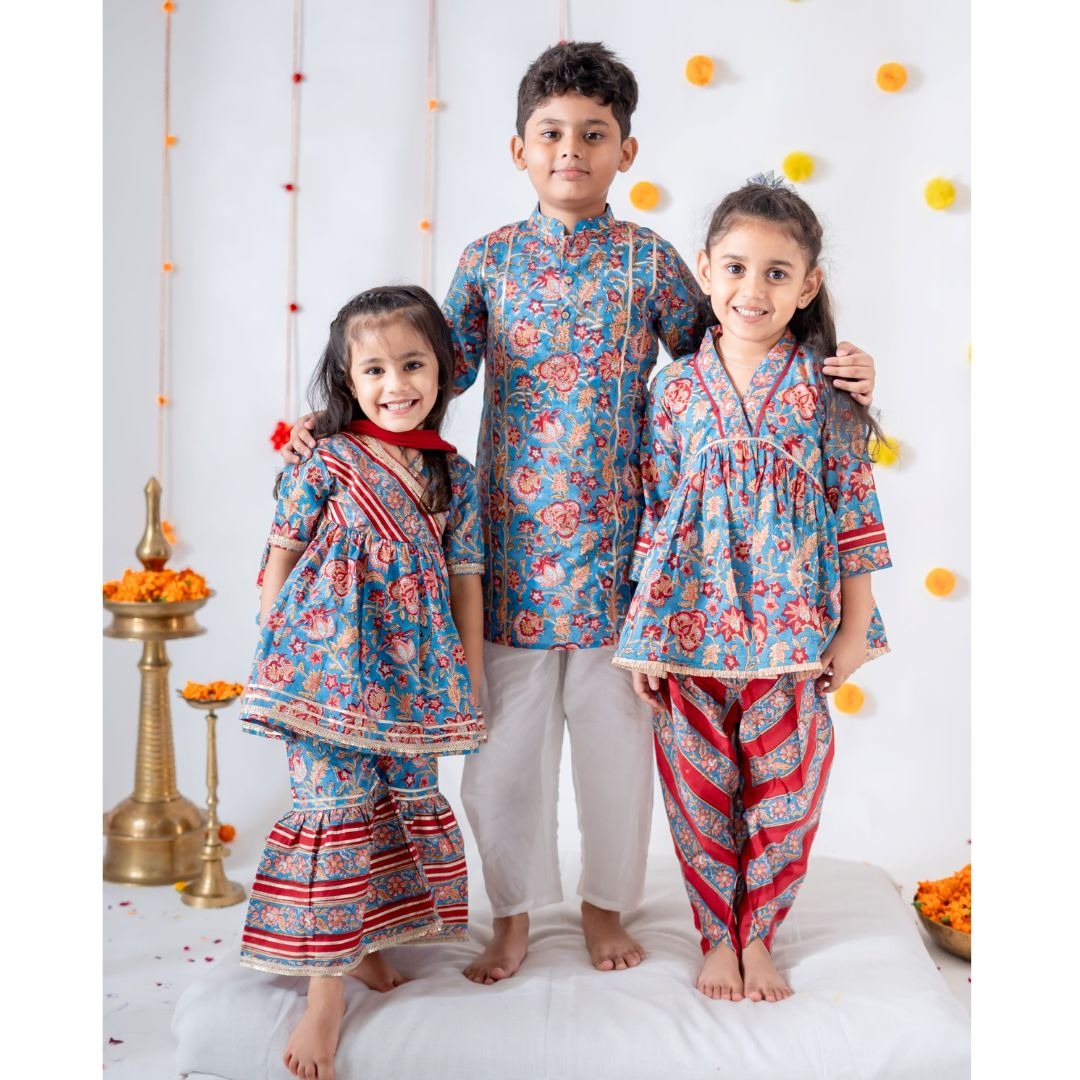 Kaaj Apparels Facebook ad: Get your little ones ready for the festivities…