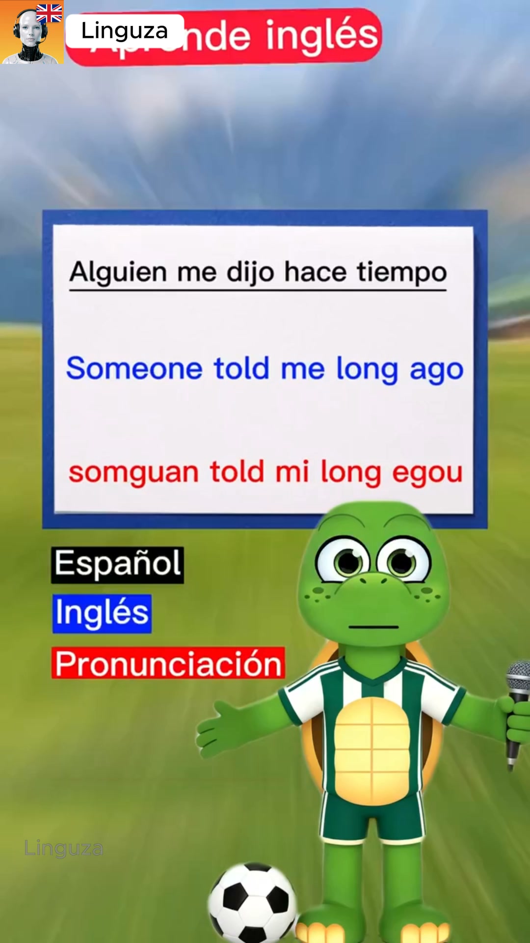 Linguza: AI English Tutor Facebook ad from Jul 6, 2026