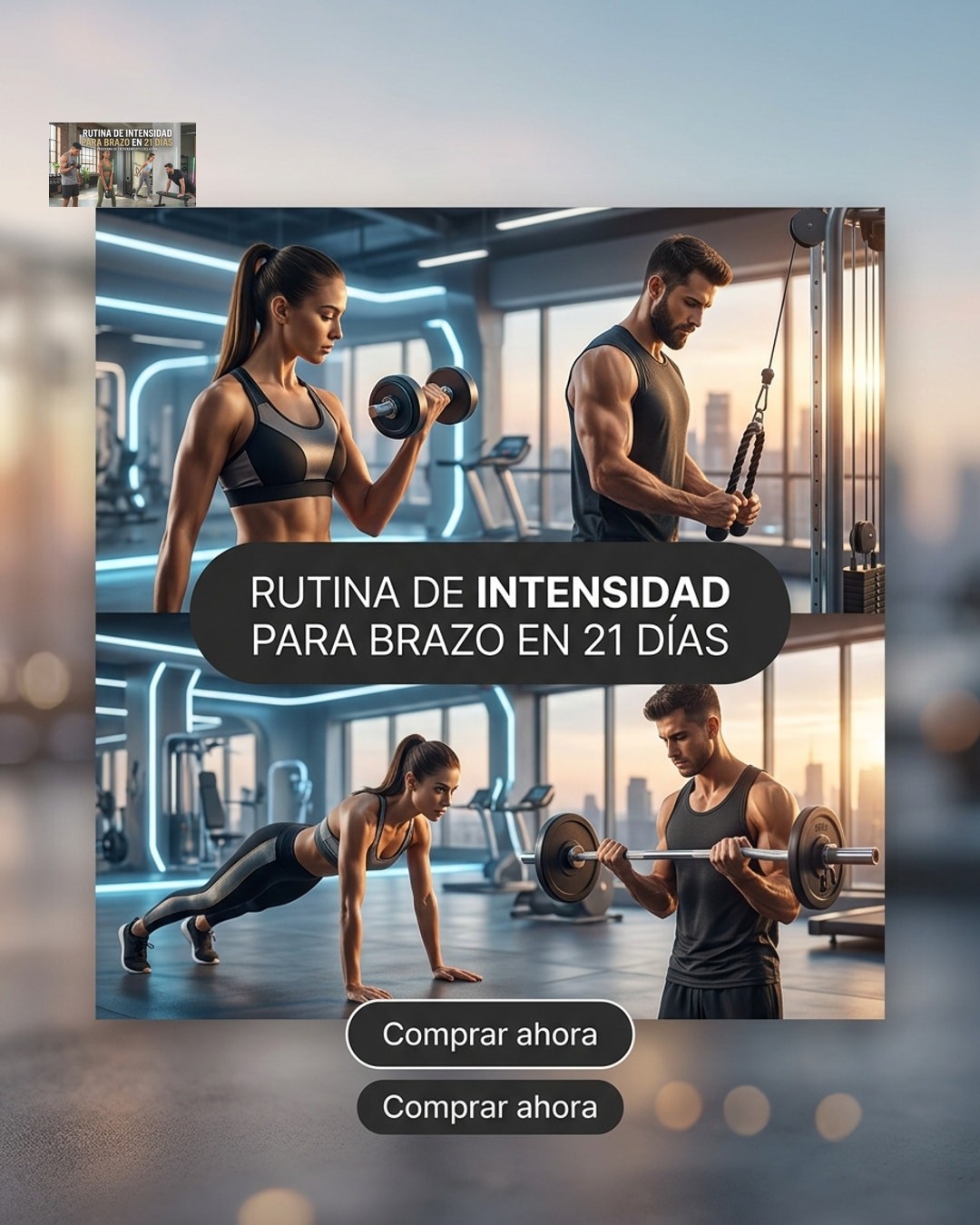 Tiempo Automatico Facebook ad: Brazos más fuertes en 21 días