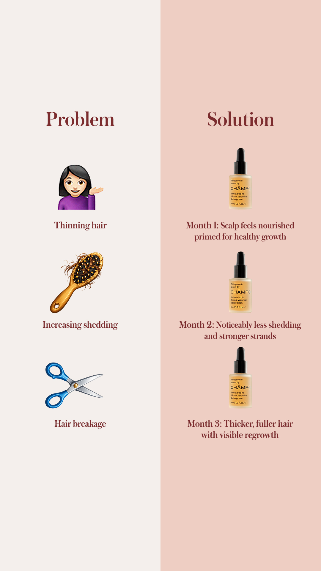 Chāmpo Haircare Facebook ad