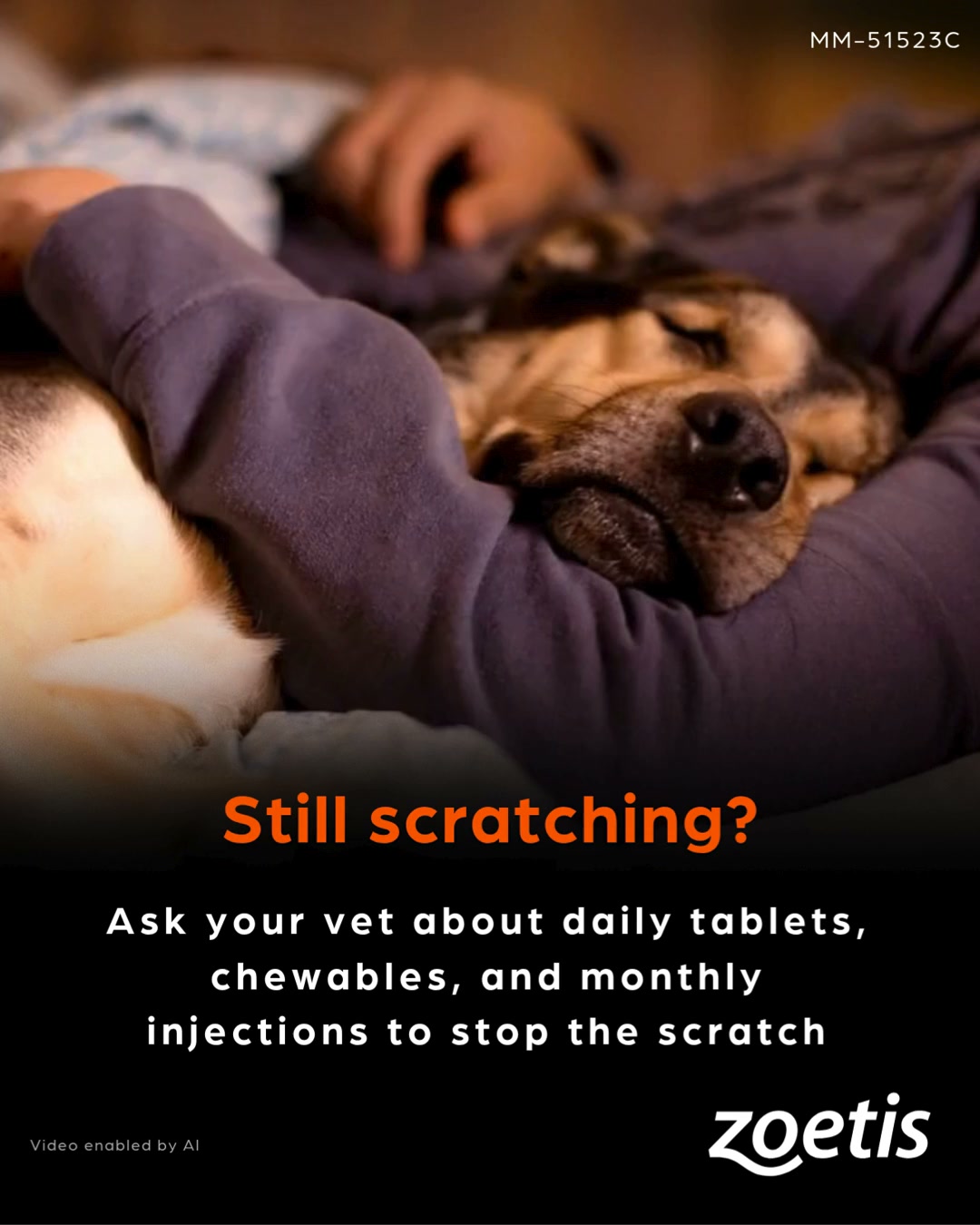 Zoetis Pets Facebook ad: Dog Itch Treatments