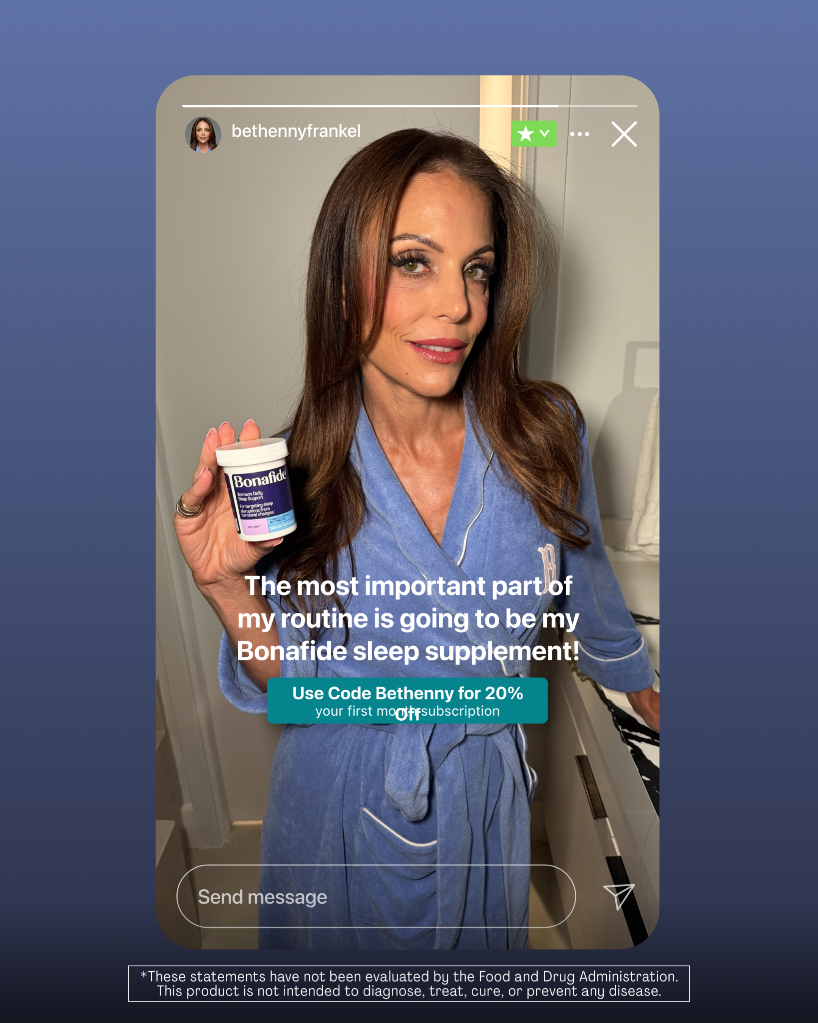 Bethenny Frankel Facebook ad