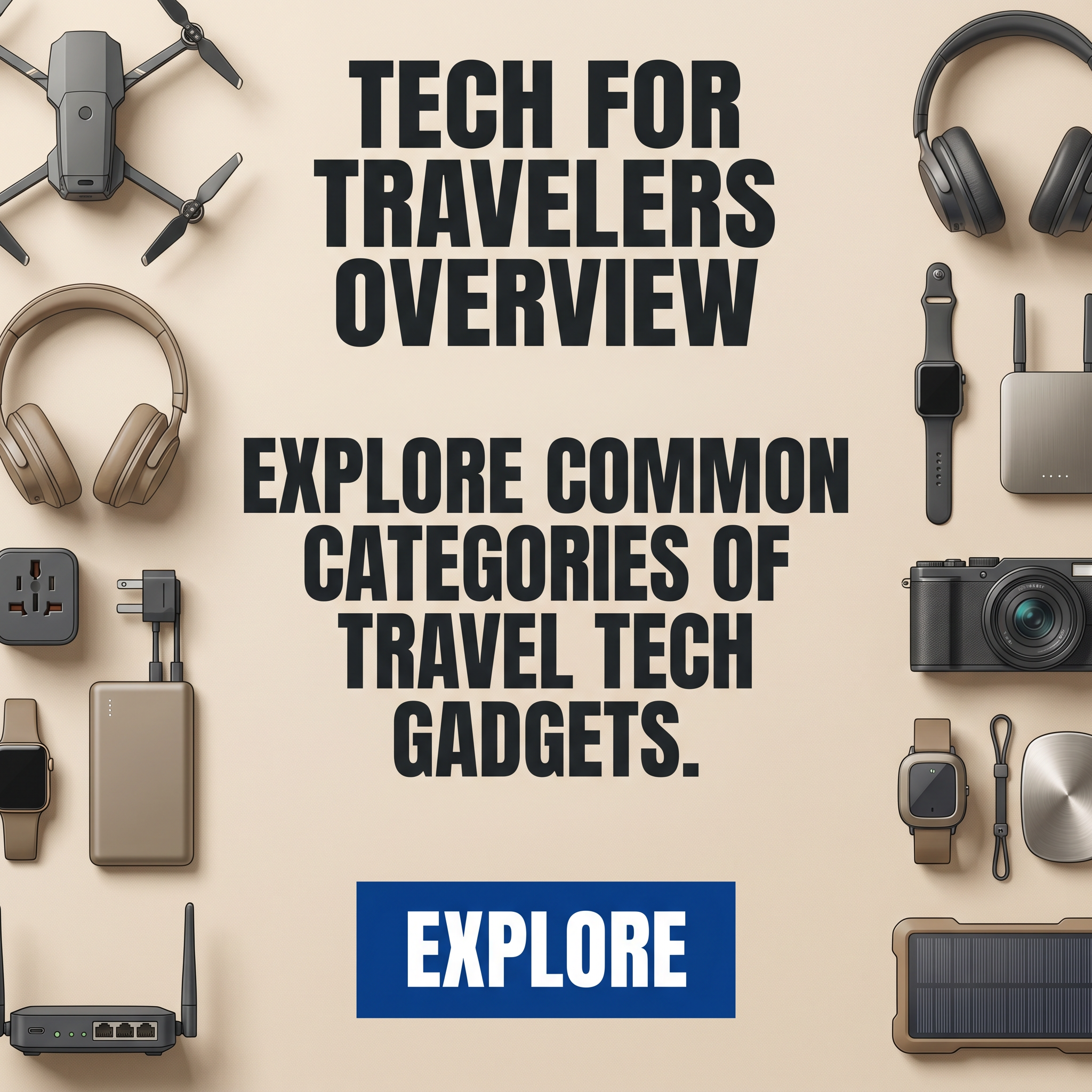 Dream Offer Facebook ad: Travel Tech Gadgets Guide