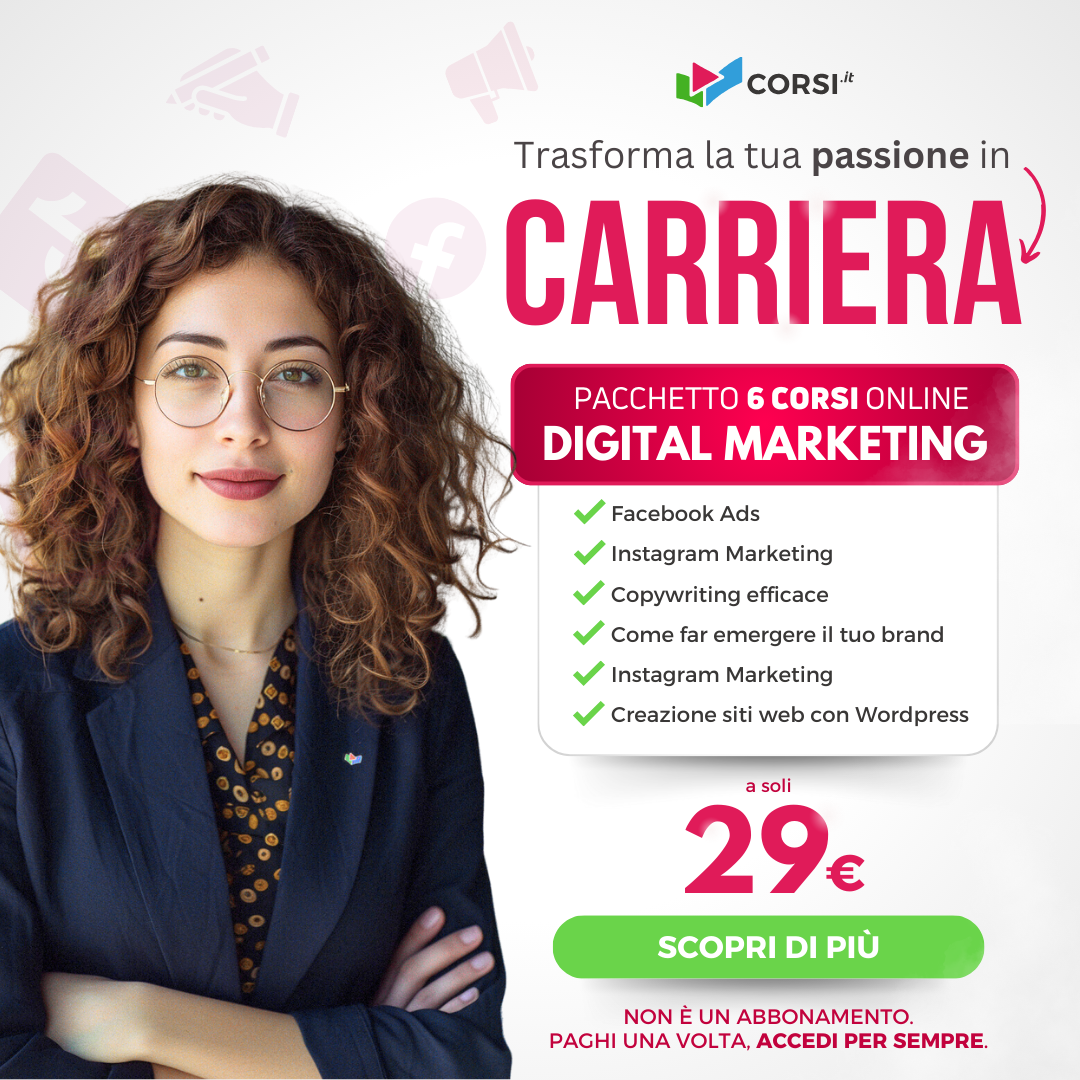 Corsi.it Facebook ad