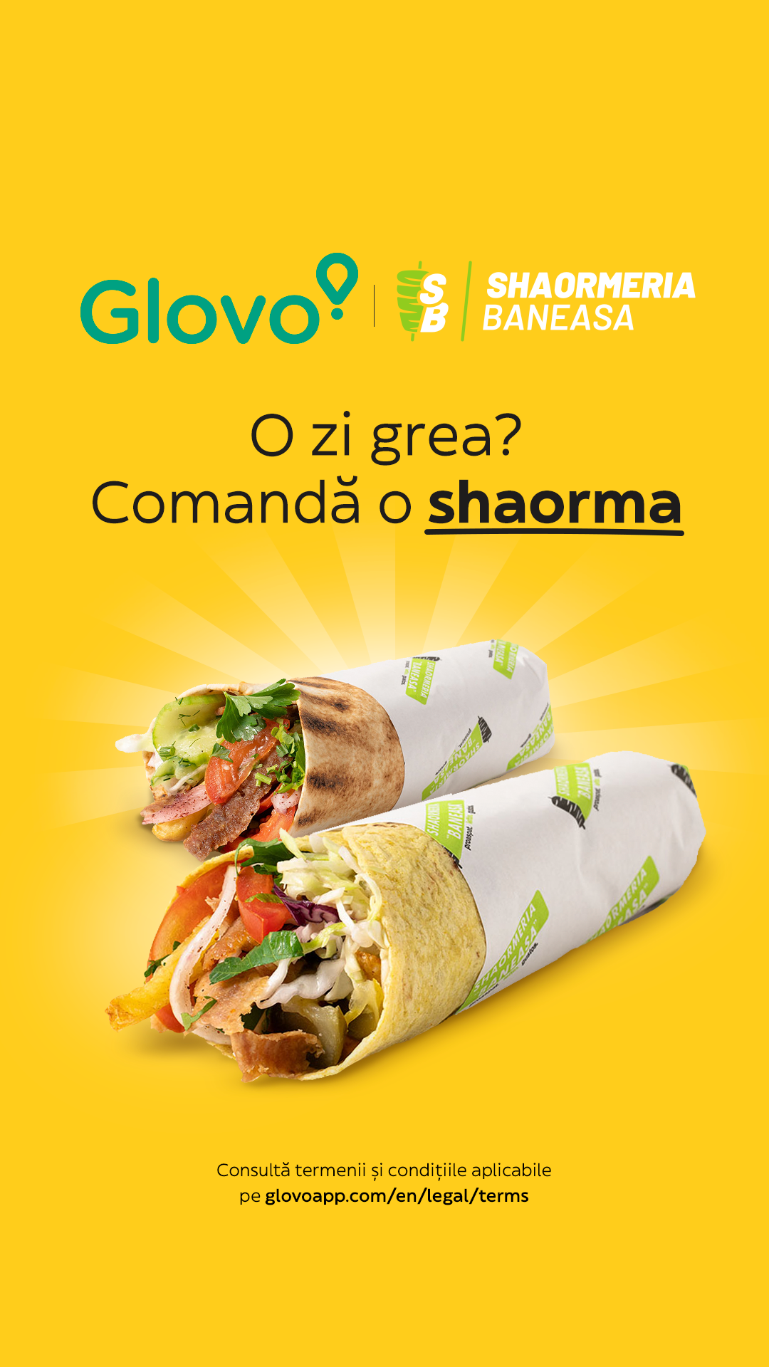 Glovo Facebook ad